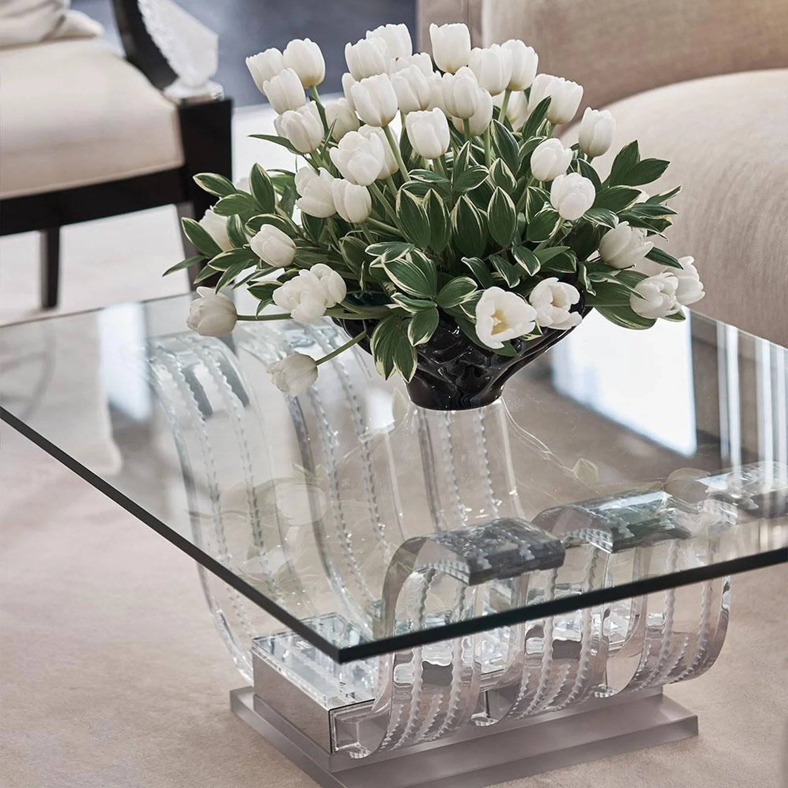 Lalique Perles Coffee Table - Image 2