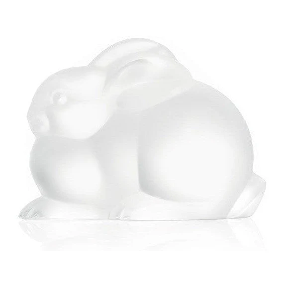 Lalique Resting Rabbit Sculpture - Image 2