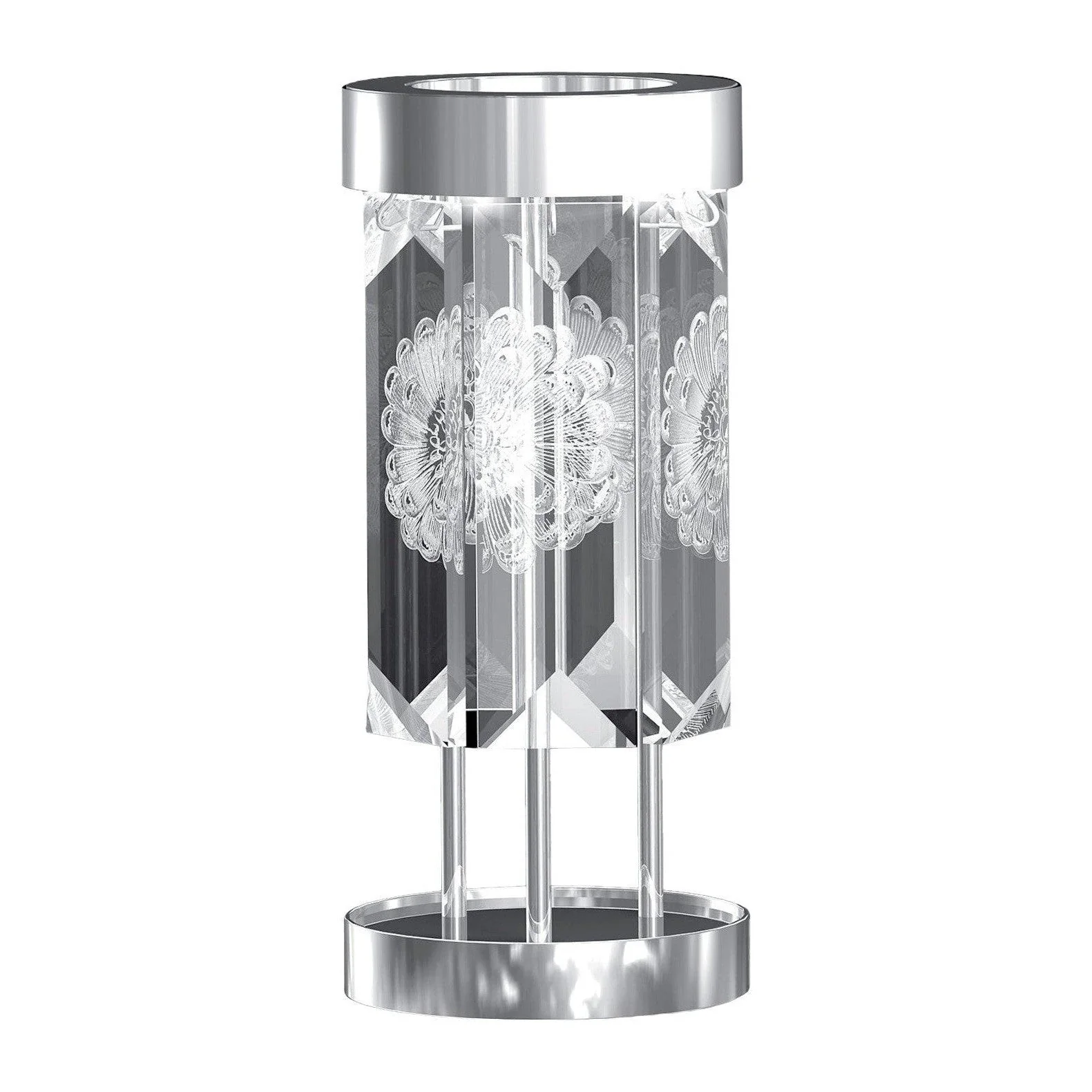 Lalique Serene 6 Prisms Dahlia Table Lamp - Image 2