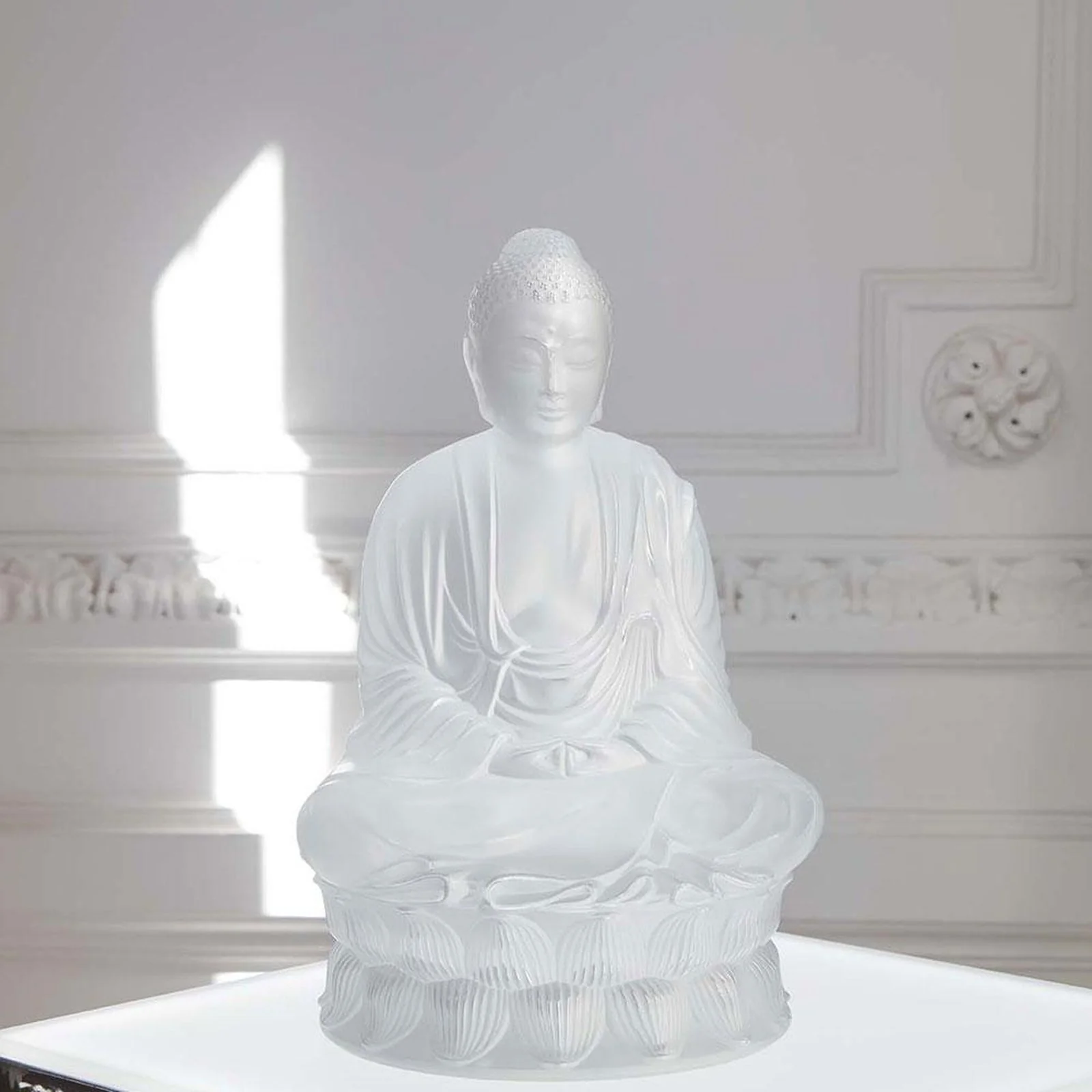 Lalique Small Buddha Sculpture - Image 2