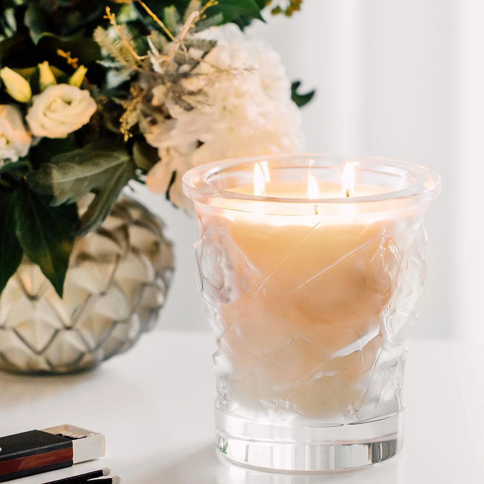 Lalique Swallow Candle Vase - Image 5