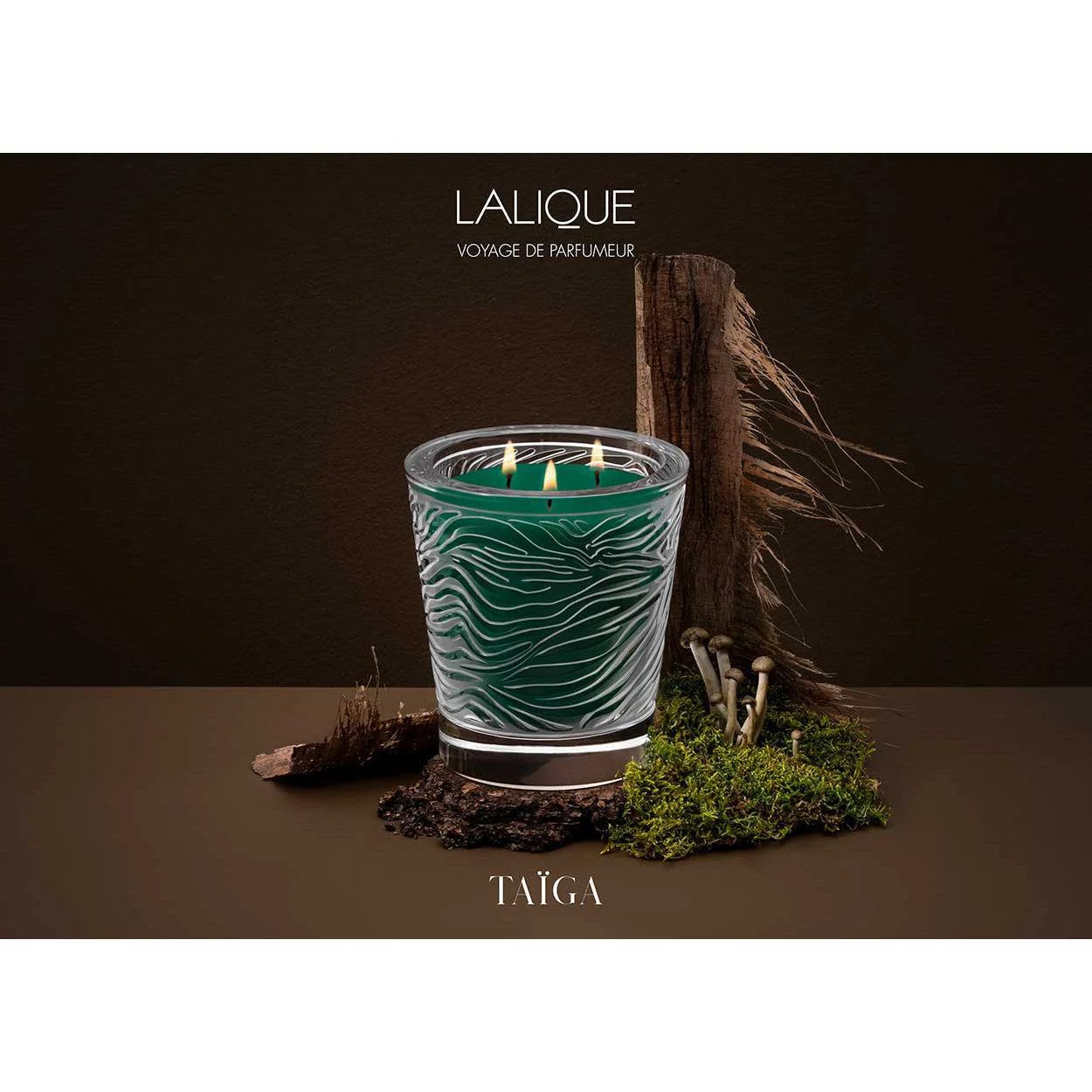 Lalique Taïga Crystal Scented Candle - Image 2
