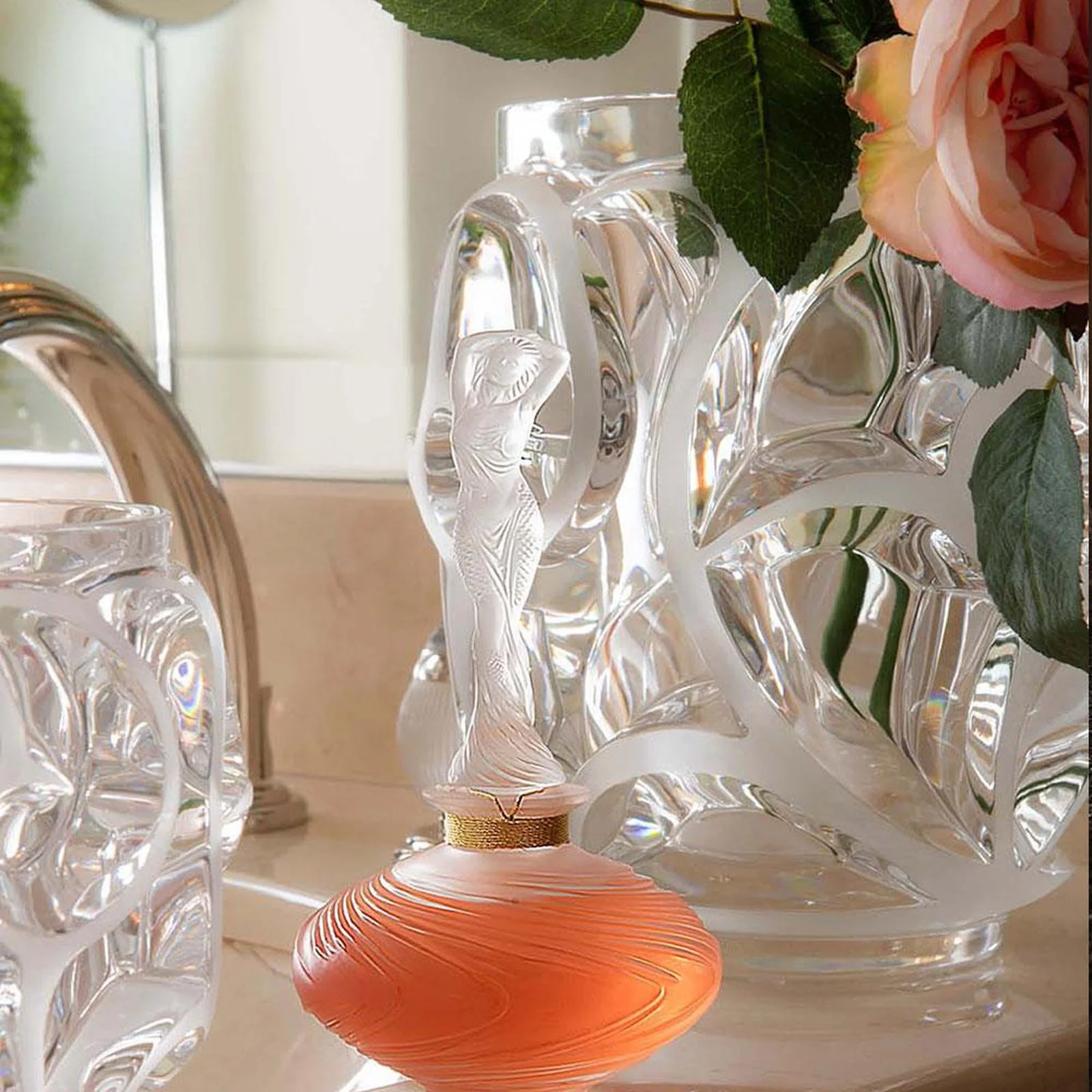 Lalique Tourbillons Grand Vase - Image 5