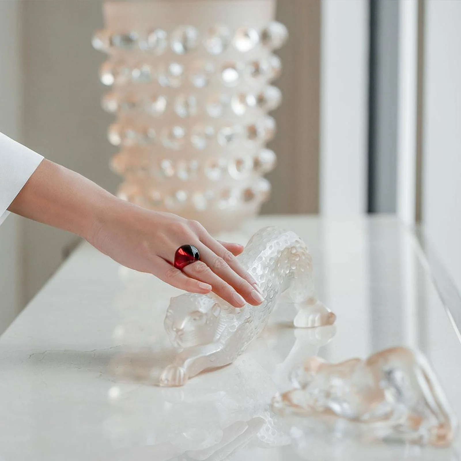 Lalique Zeila Panther Small Sculpture - Image 2