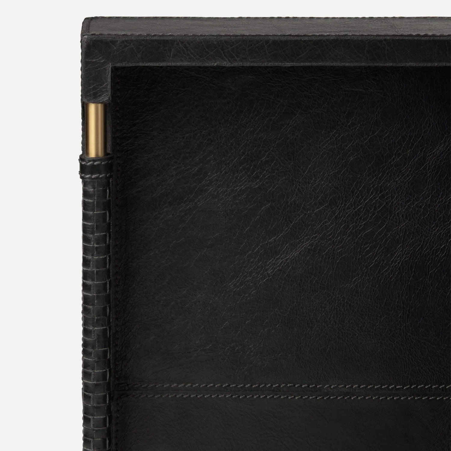 Lenora Leather Tray - Set of 2 - Image 5