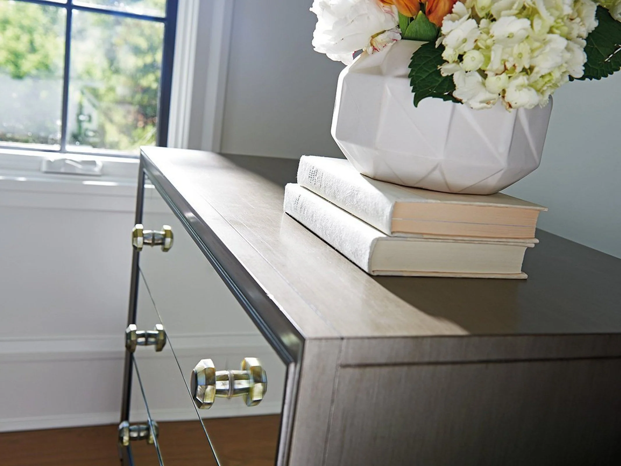 Lexington Ariana Divonne Mirrored Nightstand - Image 2