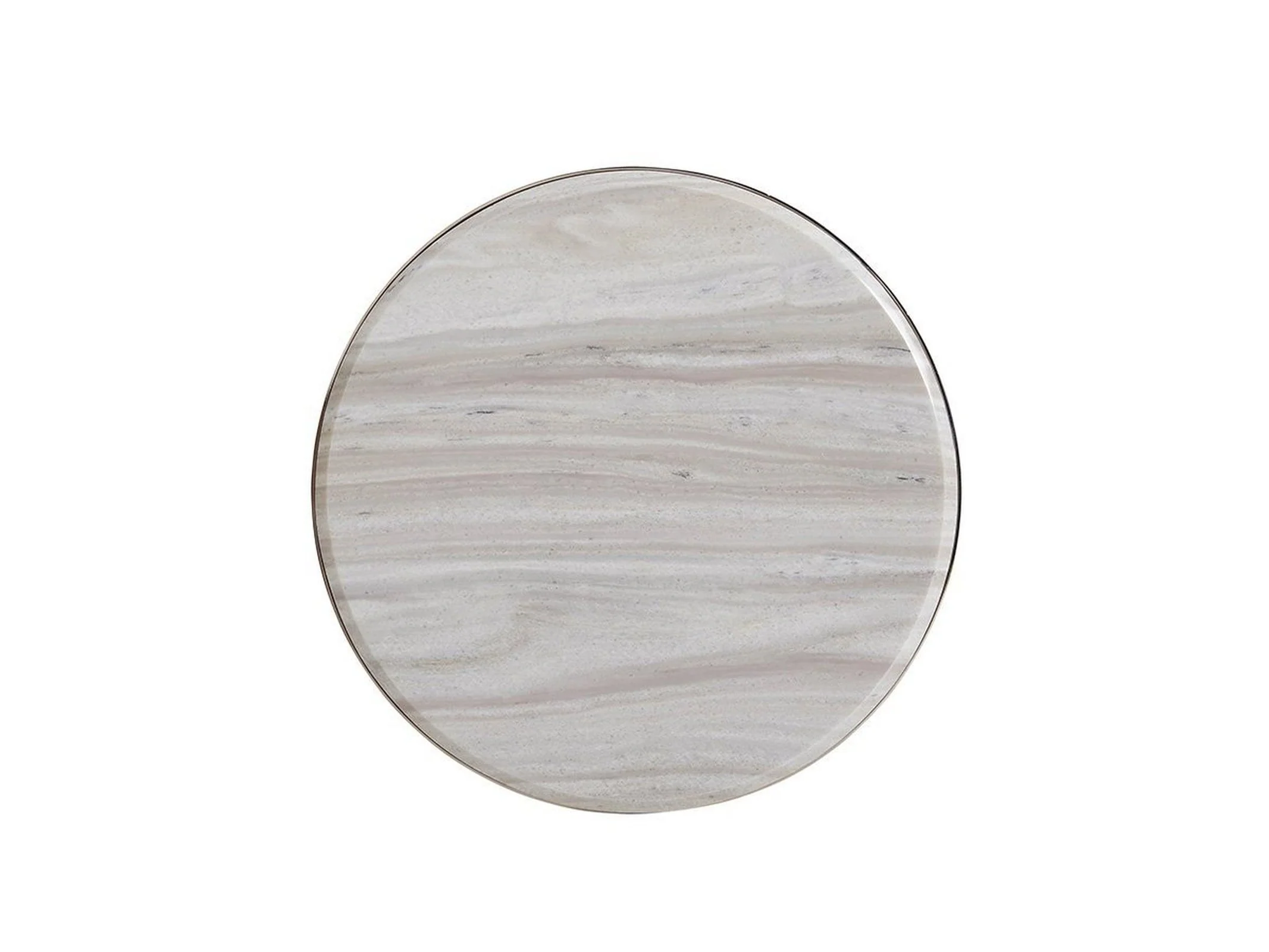 Lexington Ariana Martini Stainless Accent Table - Image 2