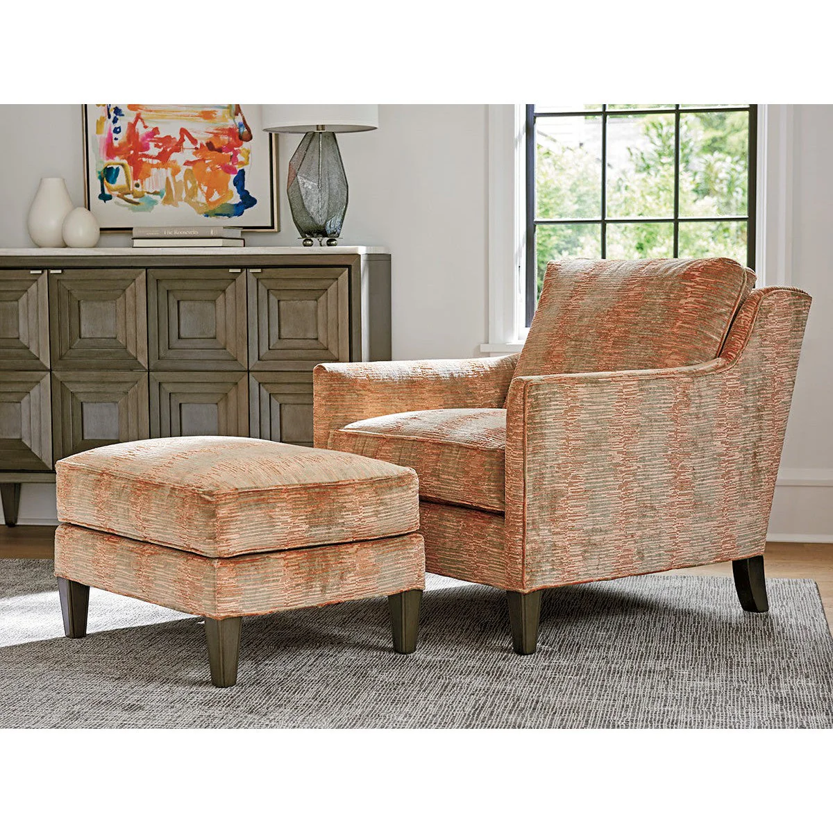 Lexington Ariana Turin Ottoman - Image 2