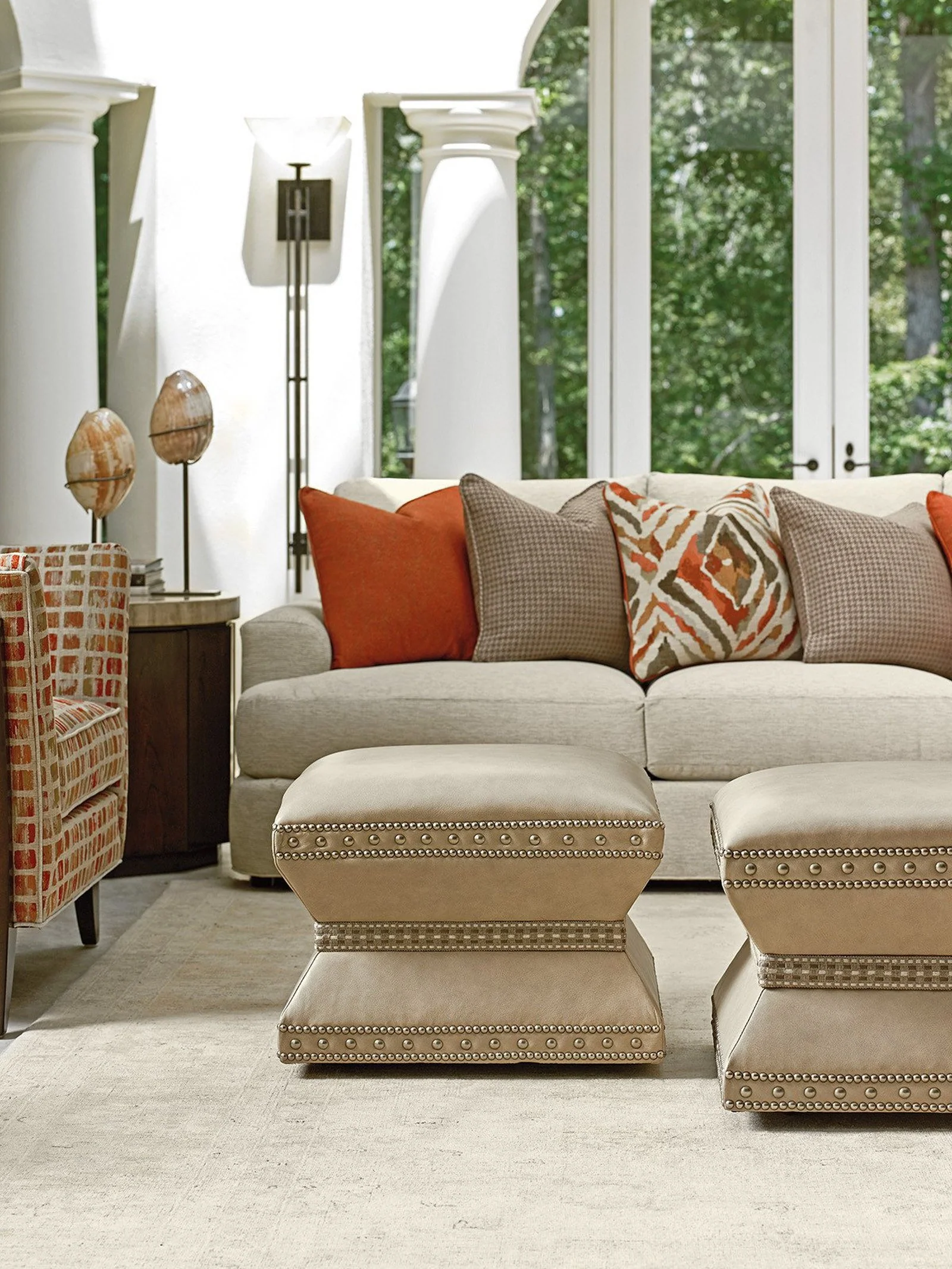 Lexington Wheatley Ottoman - Image 10