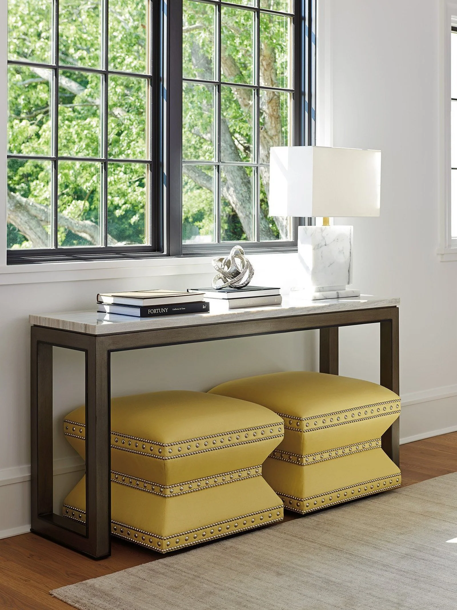 Lexington Wheatley Ottoman - Image 2