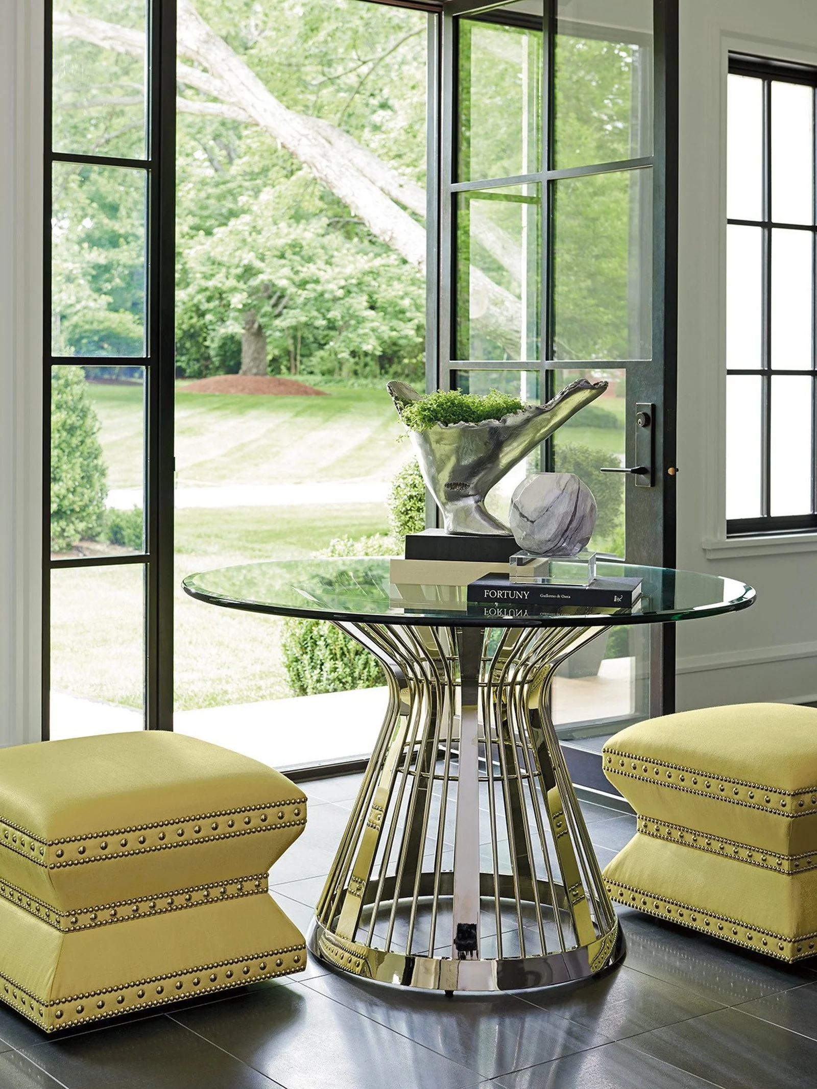 Lexington Wheatley Ottoman - Image 3