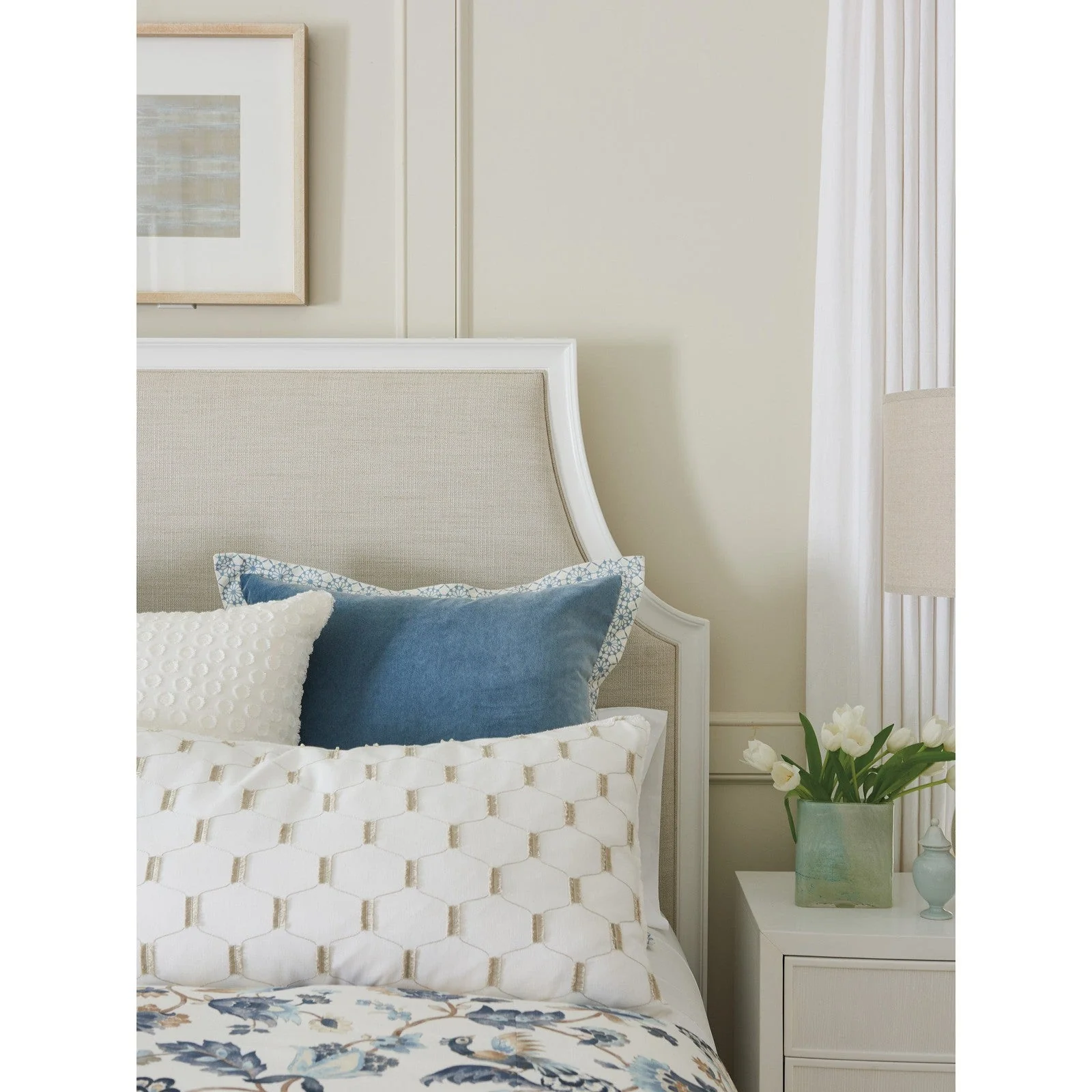 Lexington Avondale Inverness Upholstered Cal King Headboard - Image 4