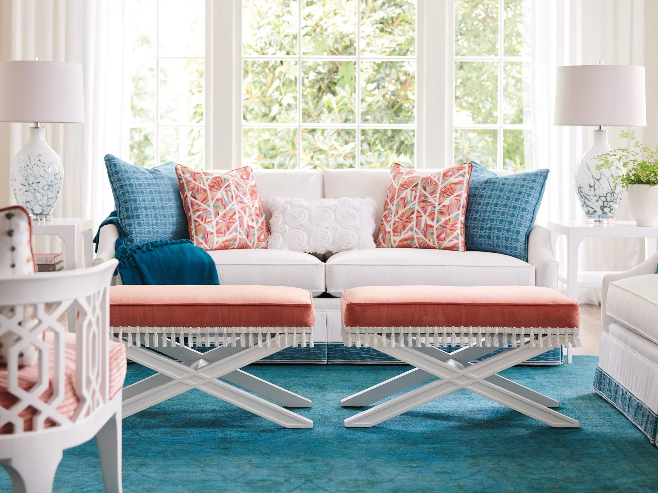 Lexington Avondale Vaughan Ottoman - Image 4