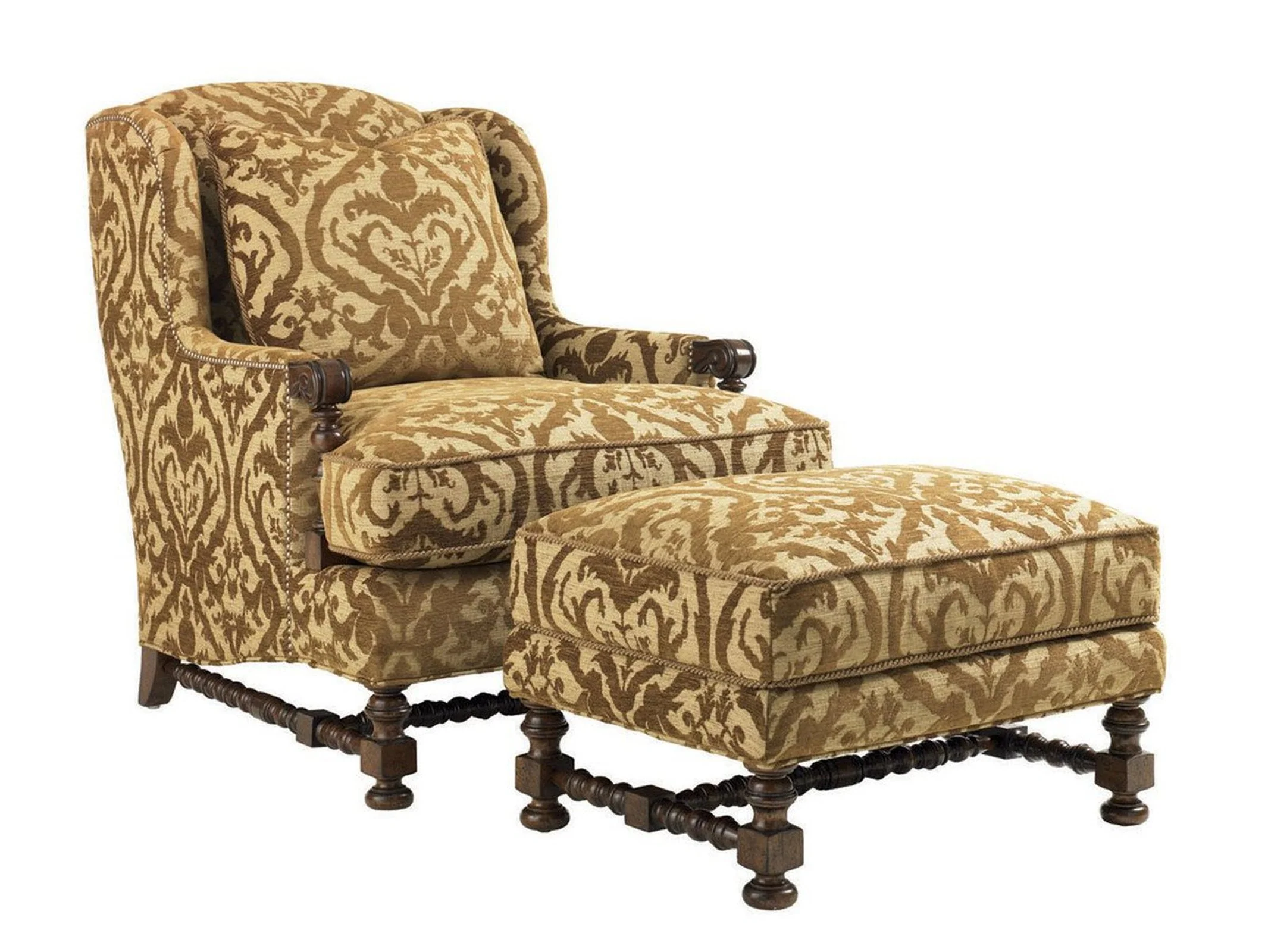 Lexington Bradbury Ottoman - Image 2