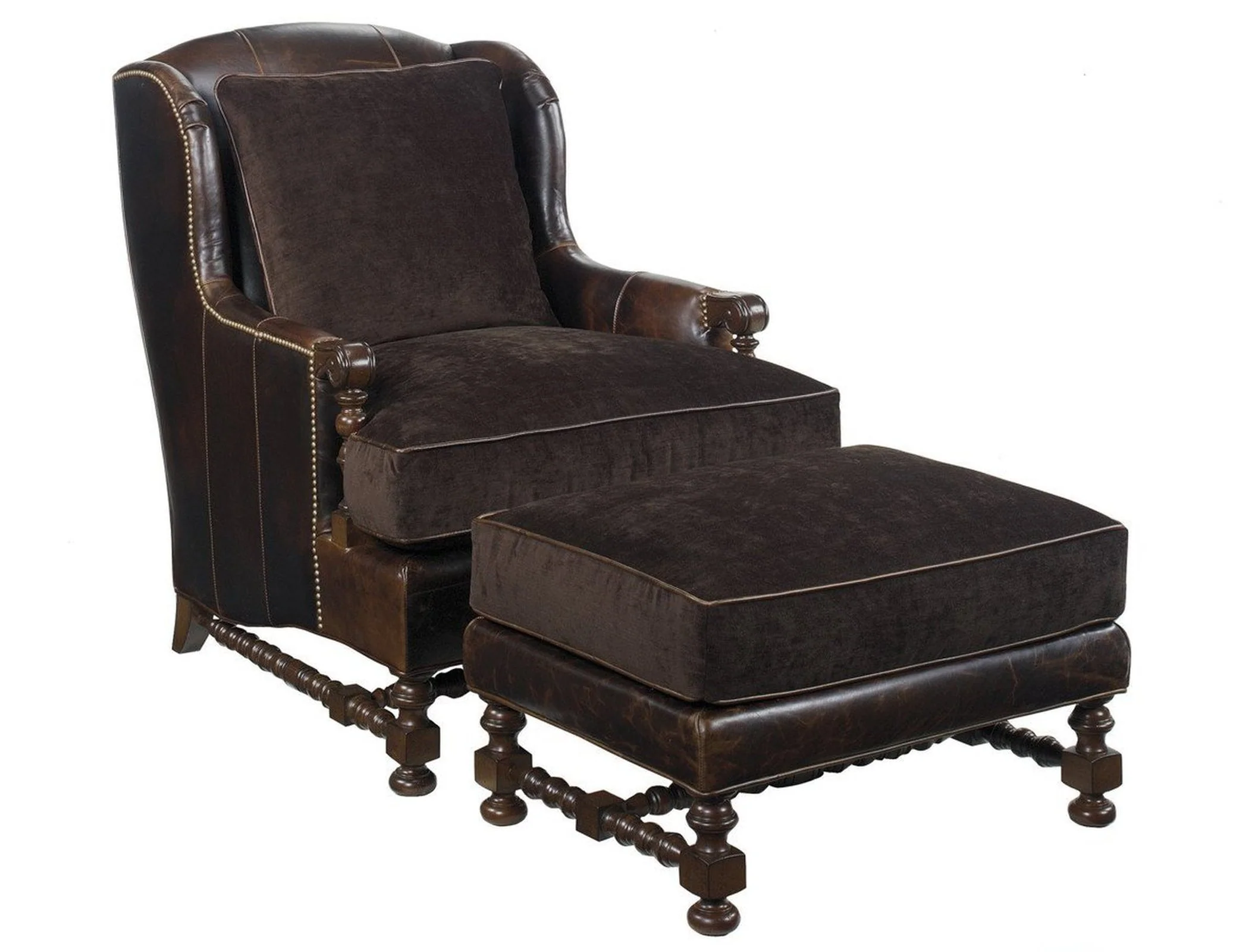 Lexington Bradbury Ottoman - Image 5