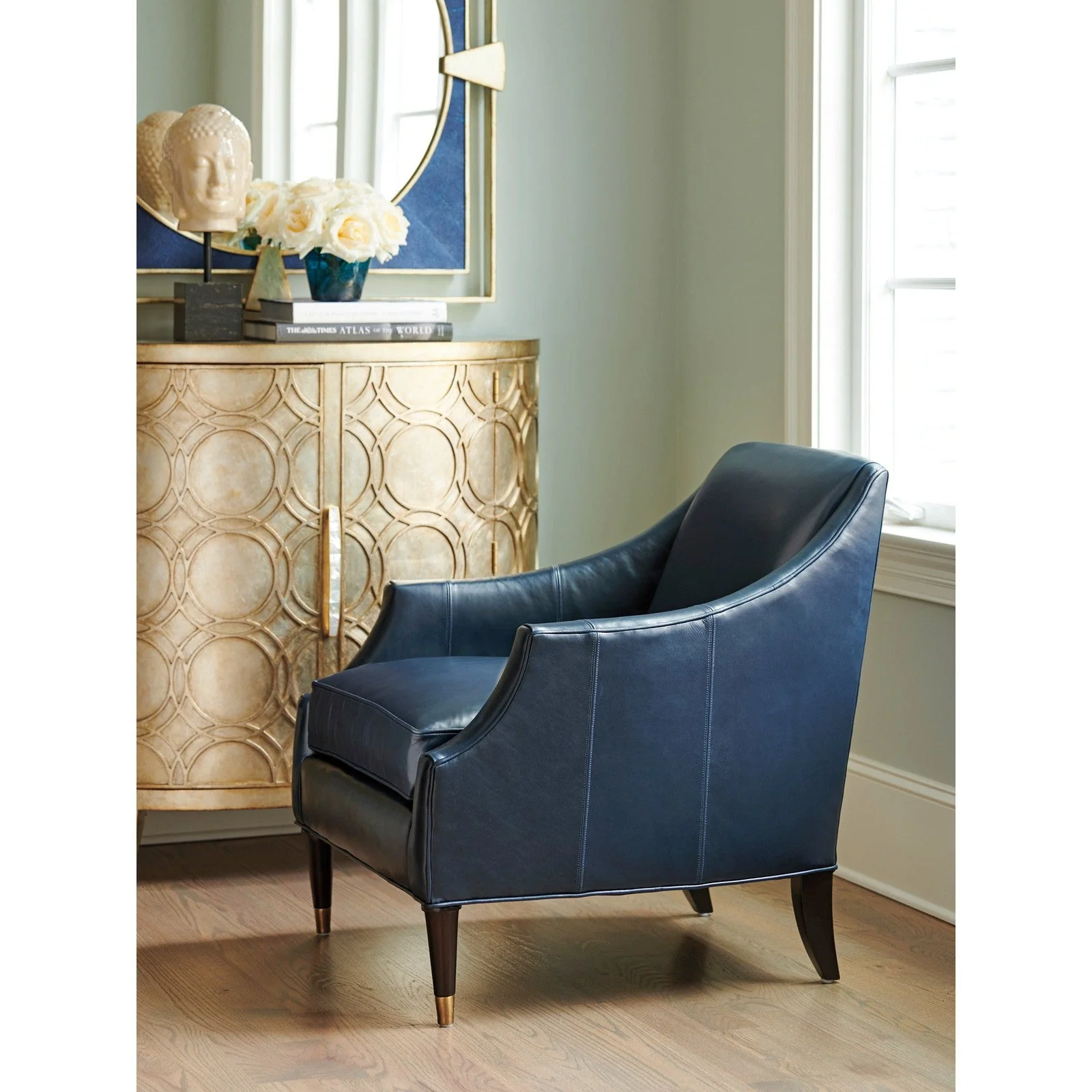 Lexington Carlyle Kerney Leather Chair - Image 2