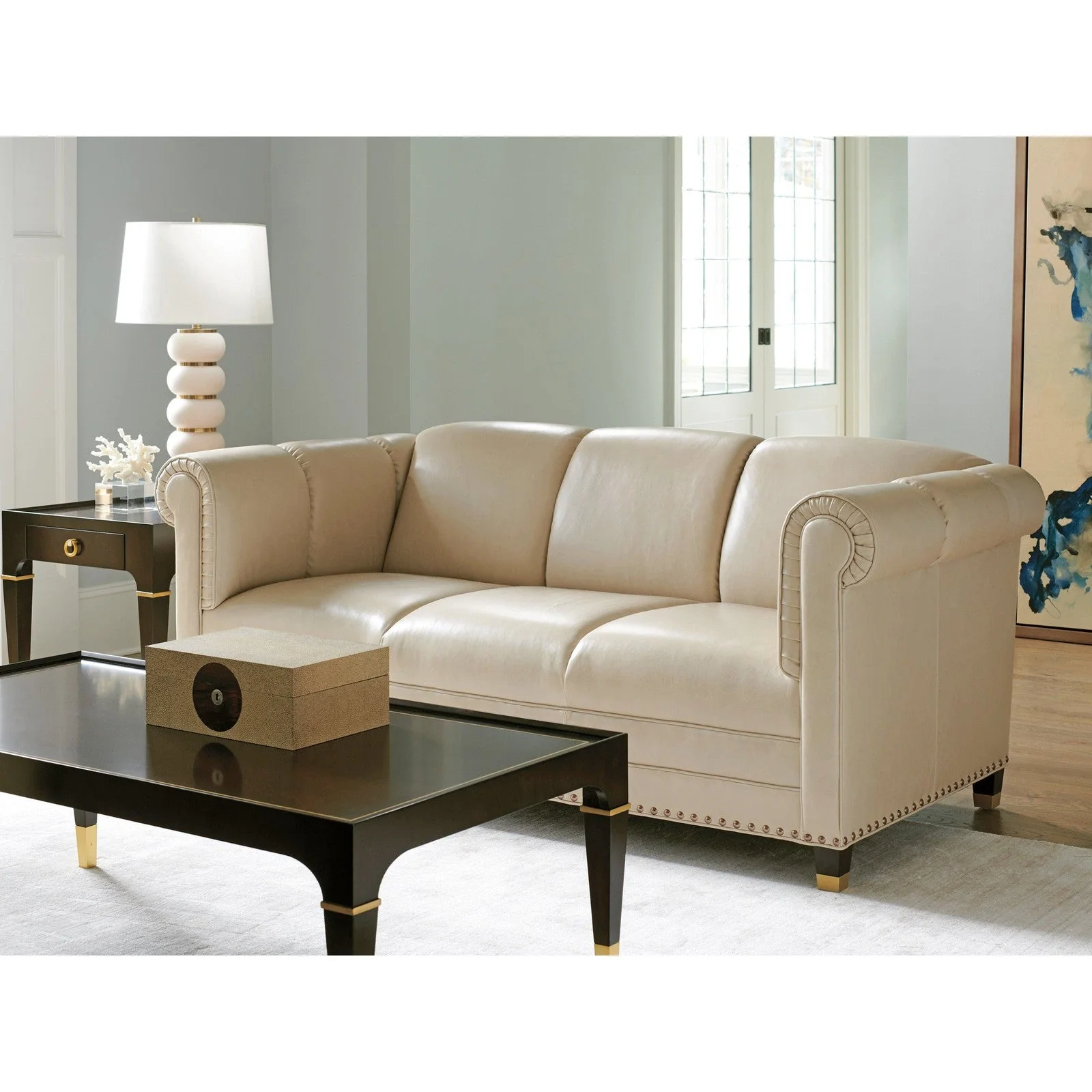 Lexington Carlyle Springfield Leather Sofa - Image 2