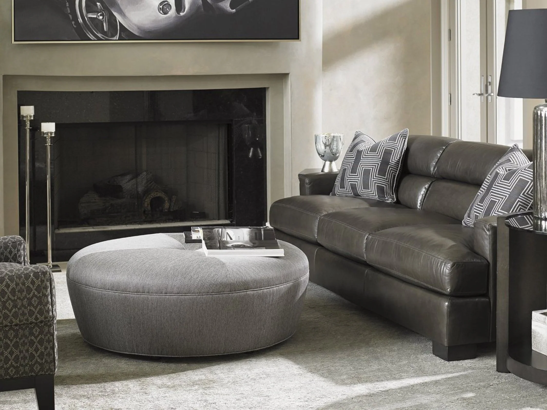 Lexington Carrera Claudia Ottoman - Image 2