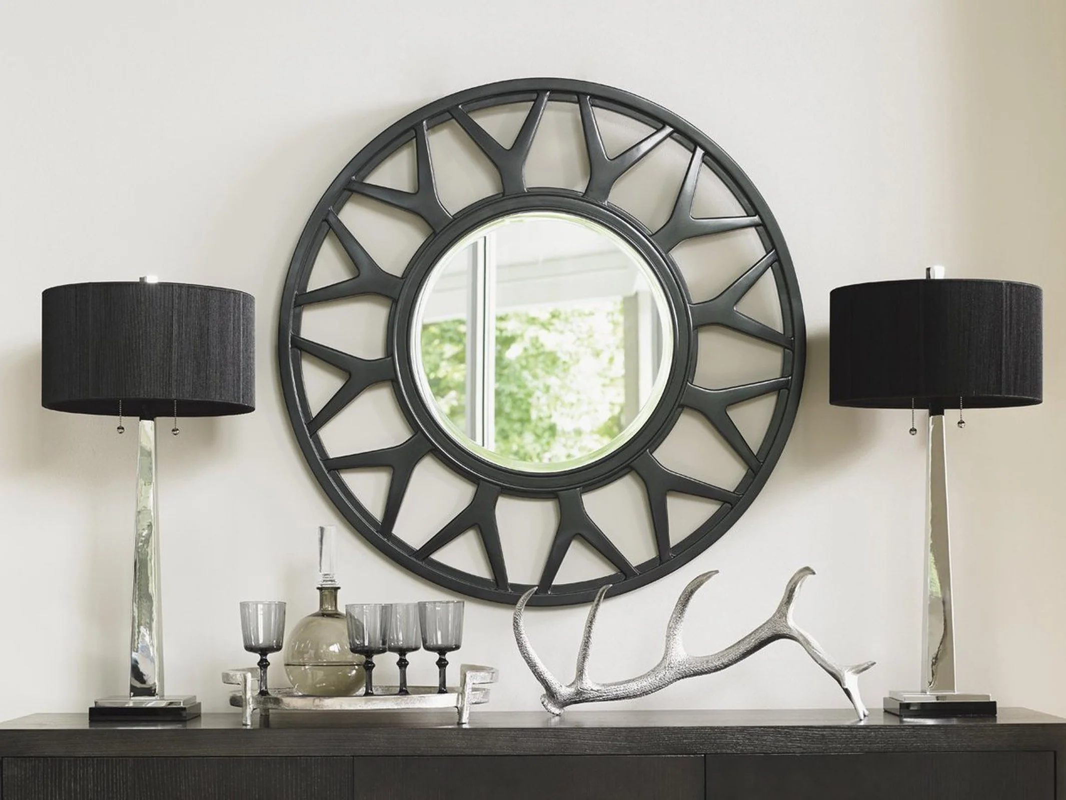 Lexington Carrera Esprit Round Mirror Clearance - Image 2