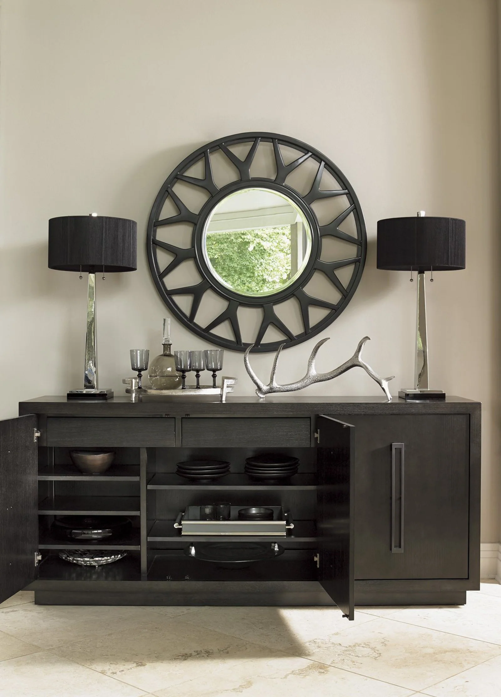 Lexington Carrera Esprit Round Mirror Clearance - Image 3