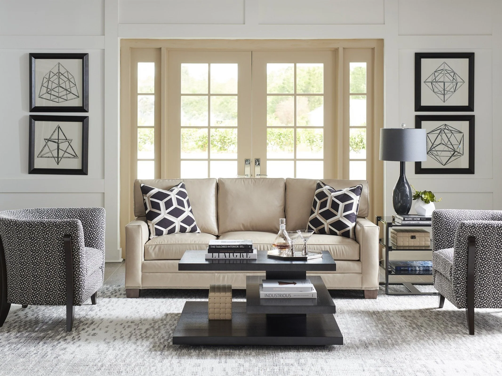 Lexington Couture Leather Brayden Leather Sofa - Image 4