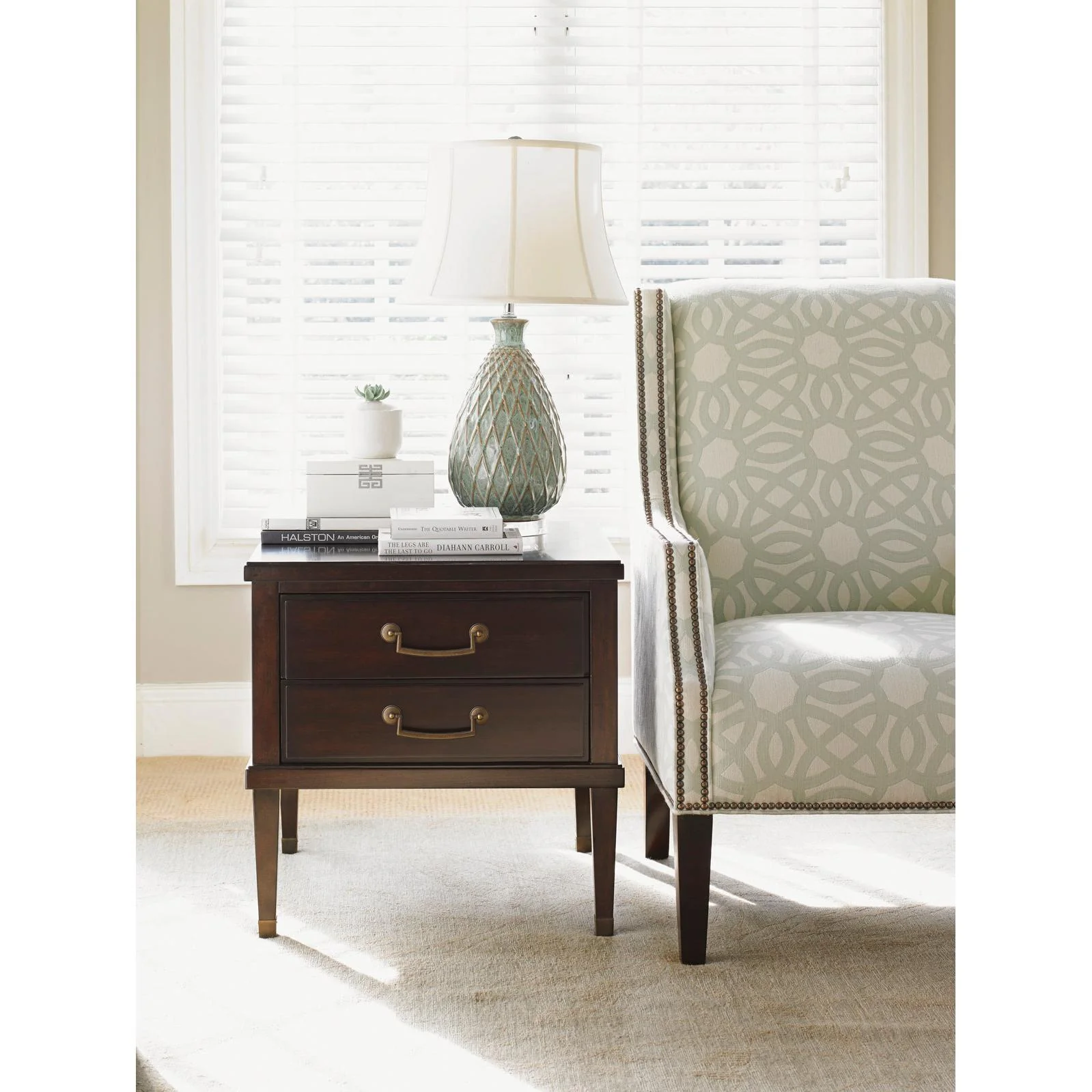 Lexington Kensington Place Chandler Drawer Lamp Table - Image 2