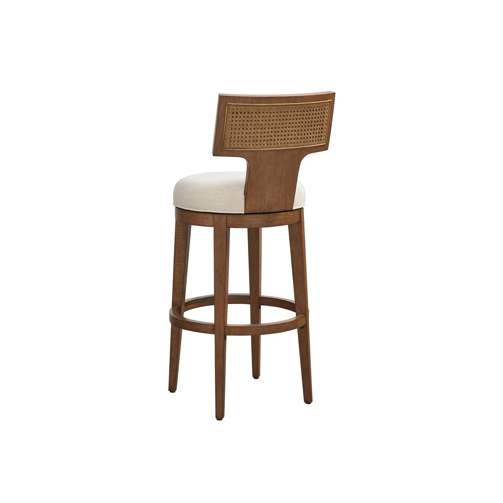 Lexington La Costa Calavera Woven Swivel Bar Stool - Image 3