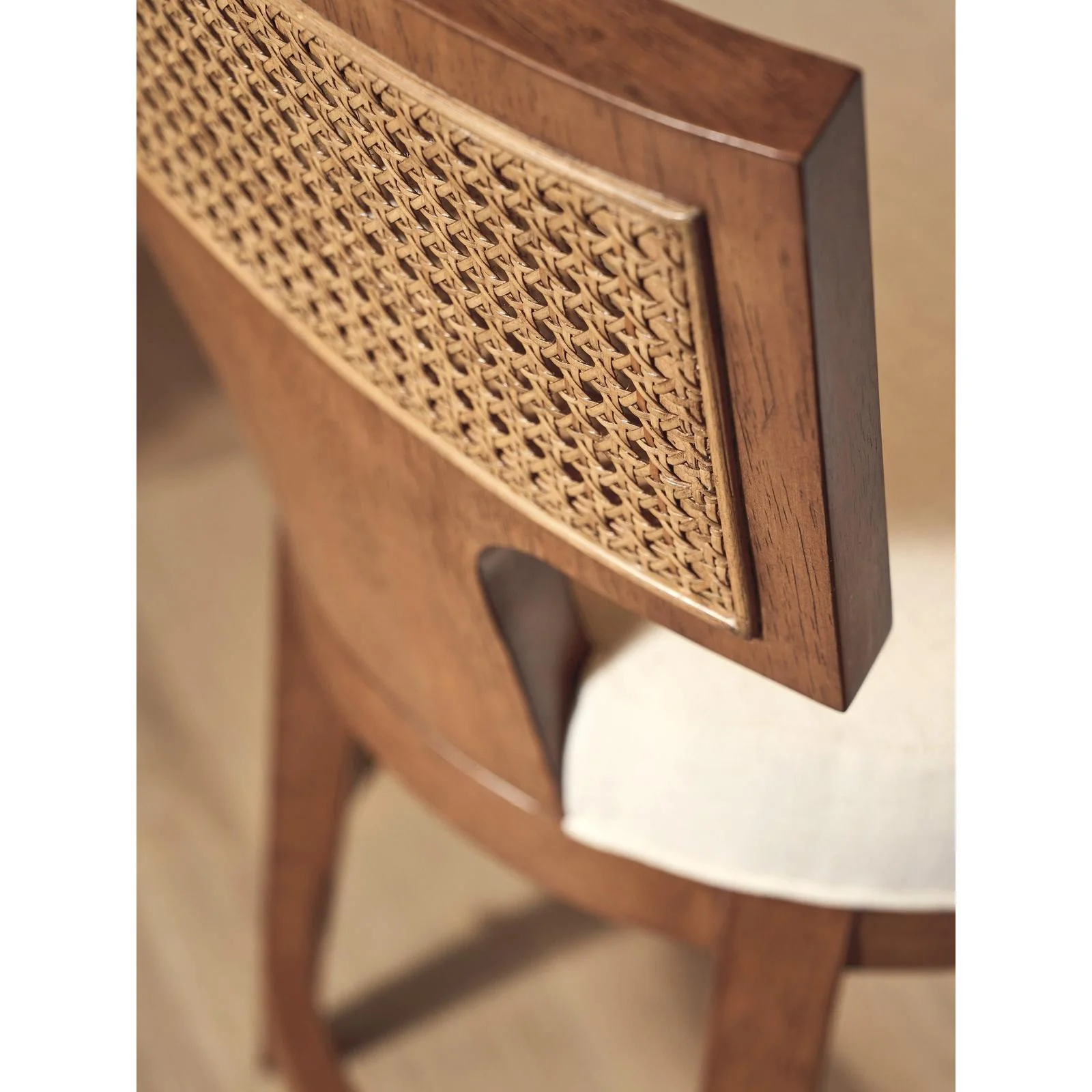 Lexington La Costa Calavera Woven Swivel Counter Stool - Image 3
