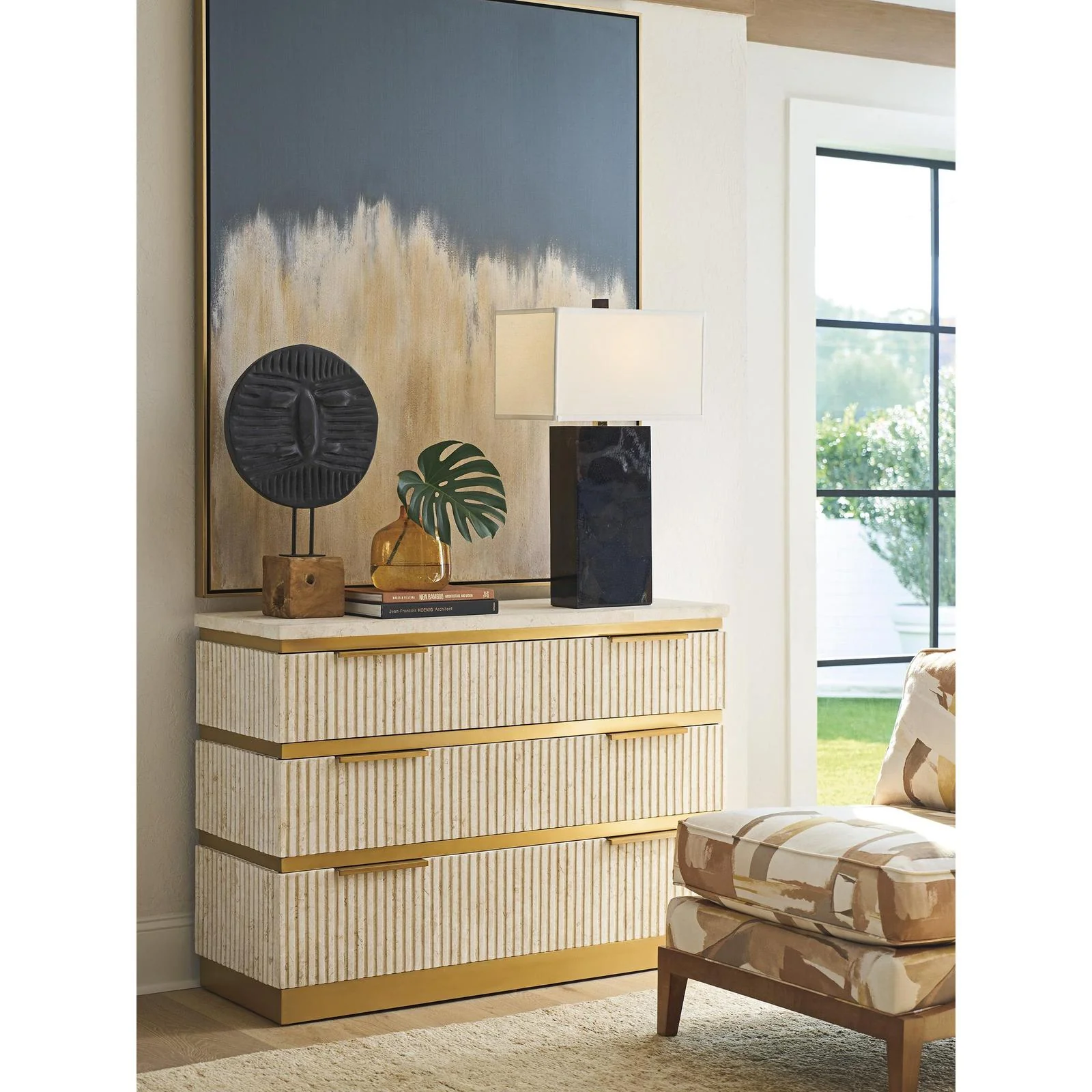 Lexington La Costa Montage Stone Hall Chest - Image 2