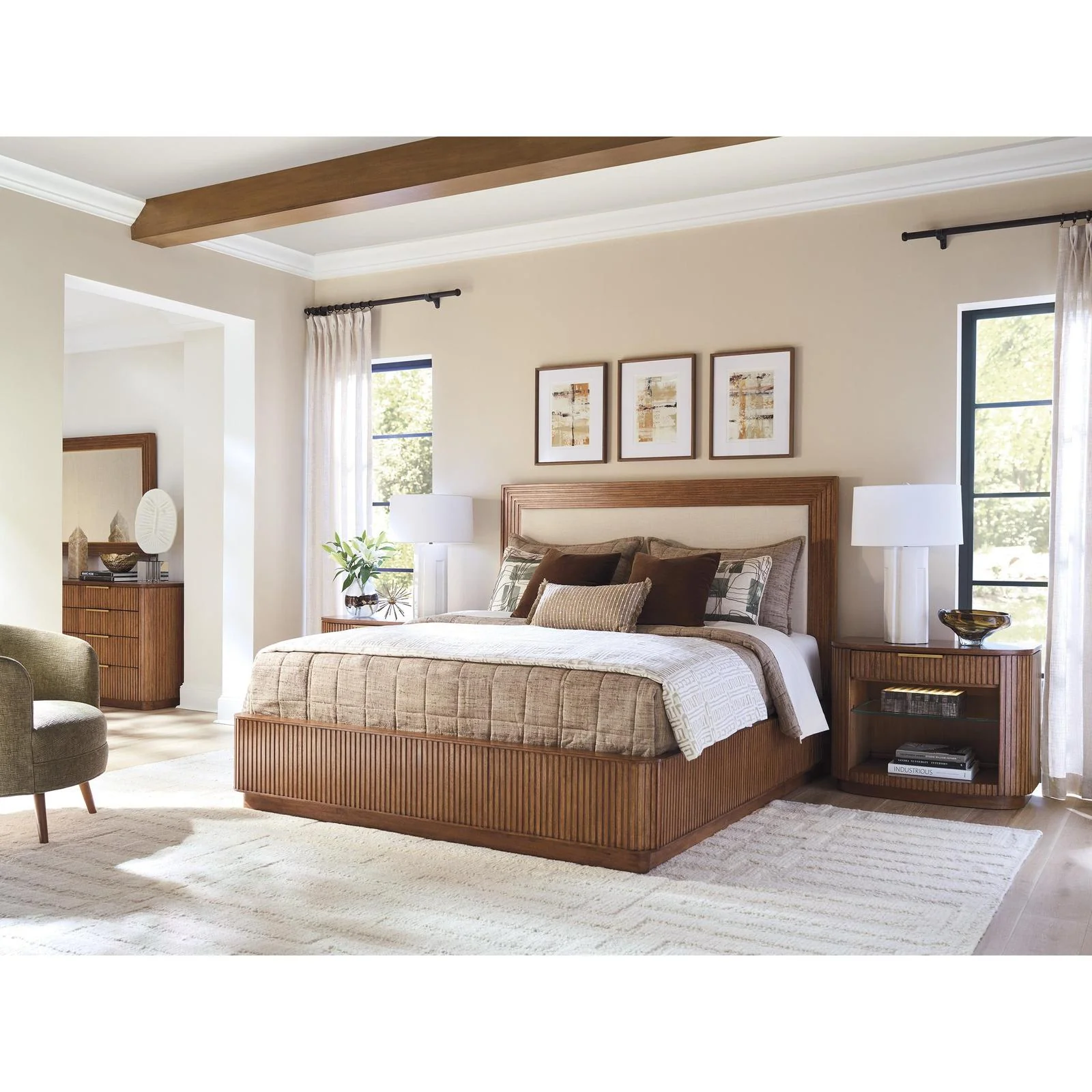 Lexington La Costa Pendry Upholstered Panel Bed - Image 2