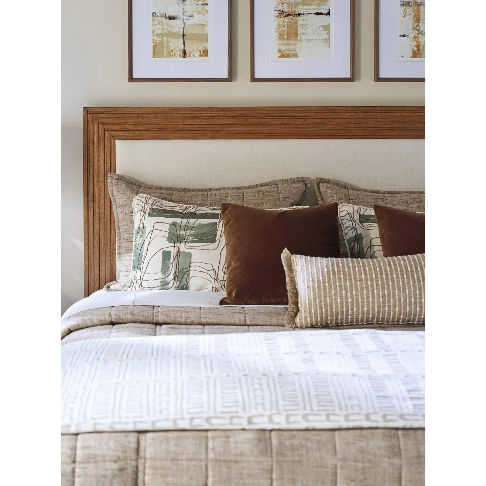 Lexington La Costa Pendry Upholstered Panel Bed - Image 3