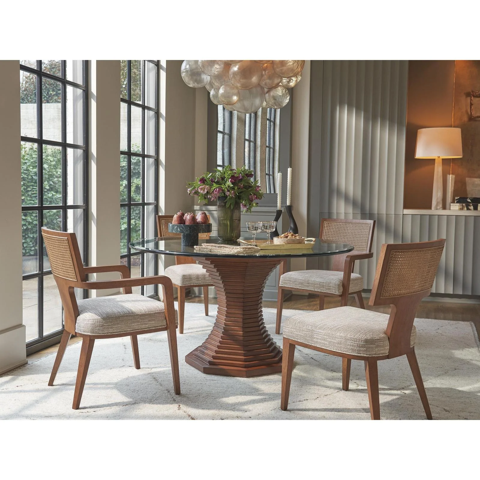 Lexington La Costa Serrano Custom Woven Side Chairs - Image 2