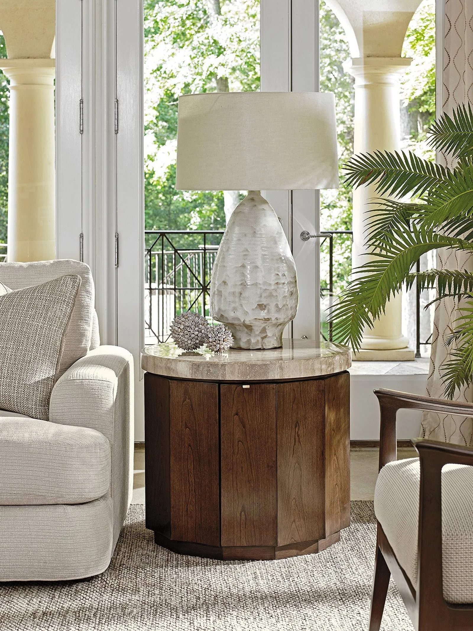 Lexington Laurel Canyon Glendora Drum Table - Image 3