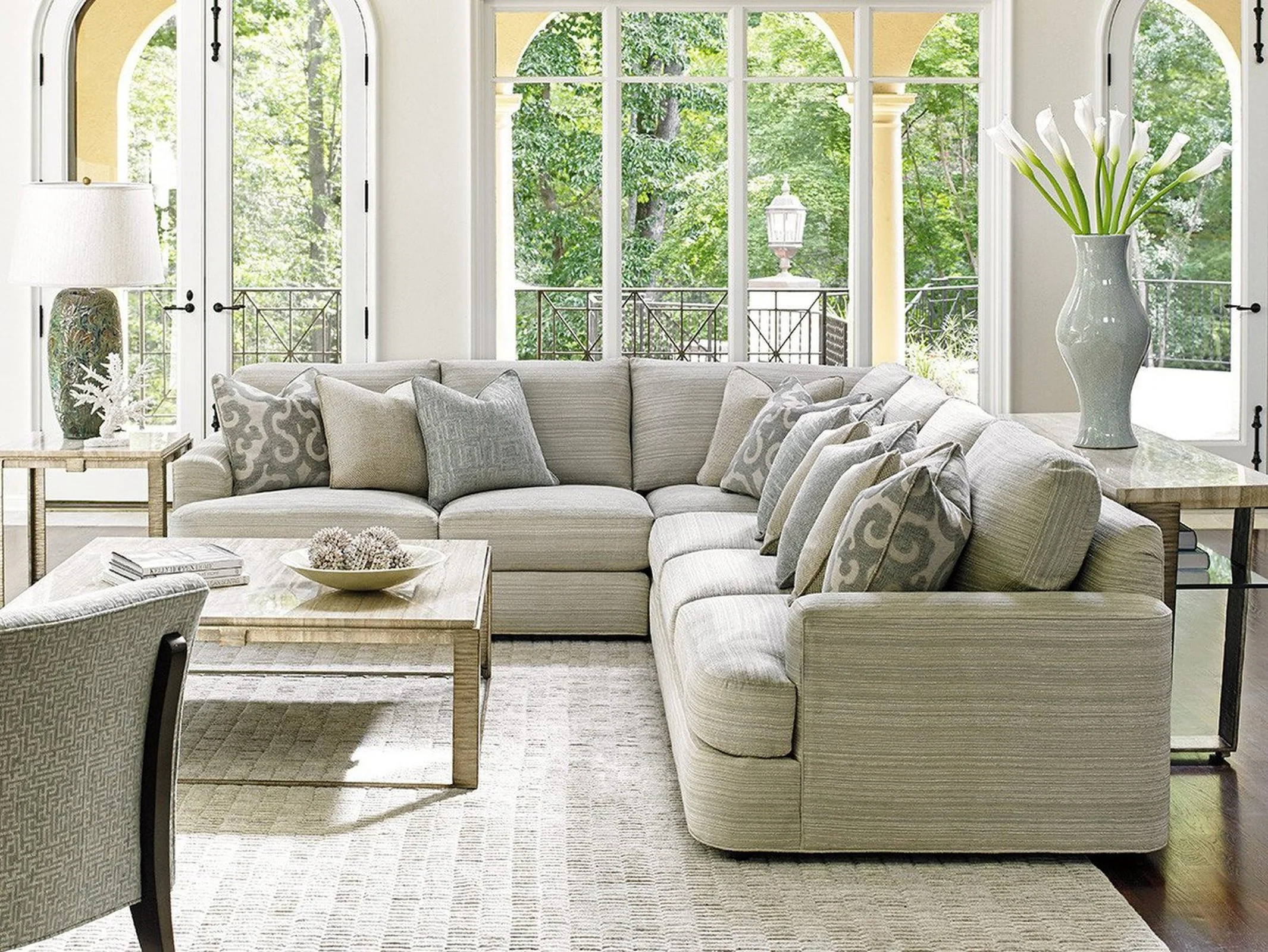 Lexington Laurel Canyon Halandale Deep Seating Sectional - Image 2