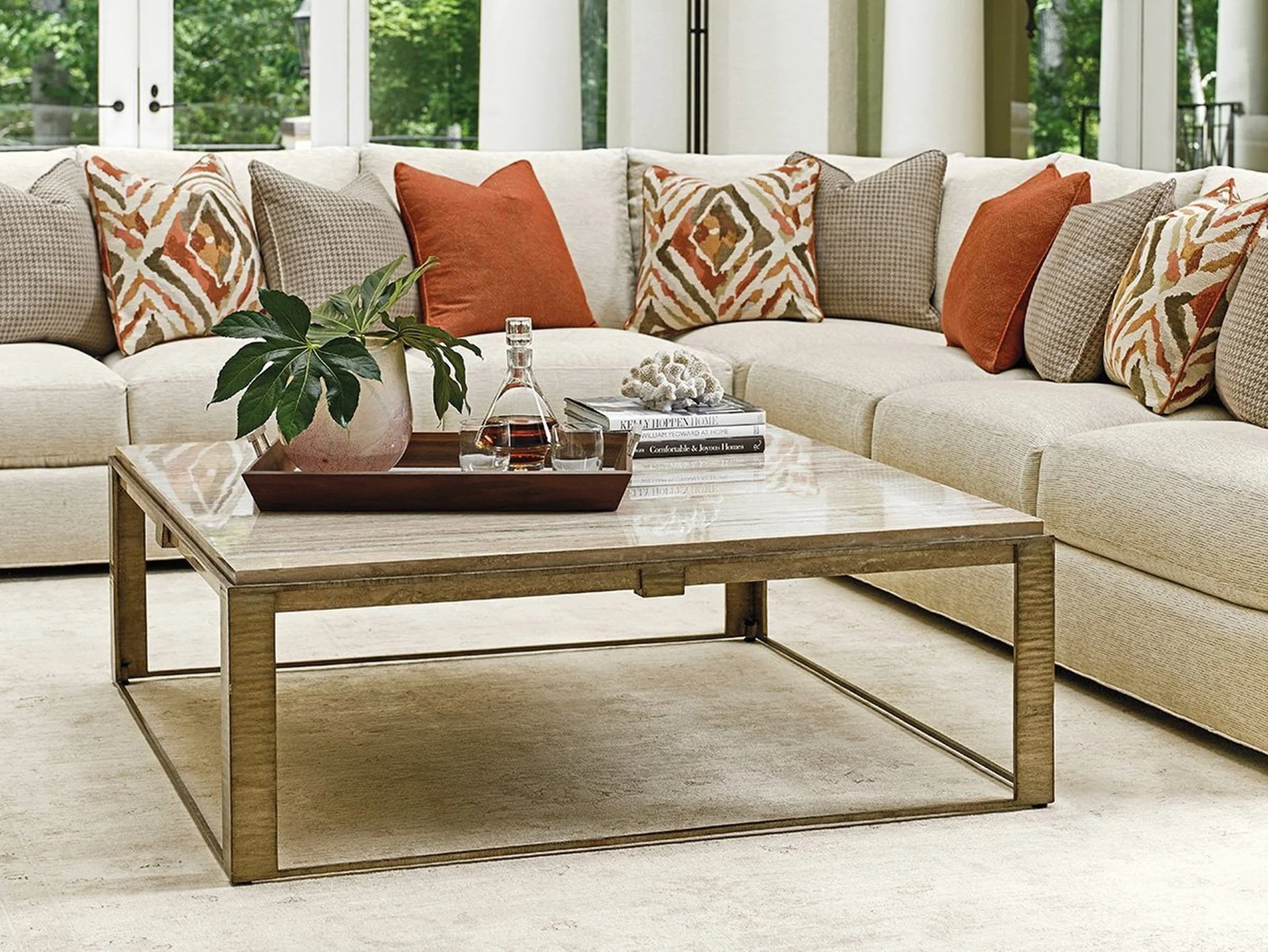 Lexington Laurel Canyon Stone Canyon Cocktail Table - Image 2