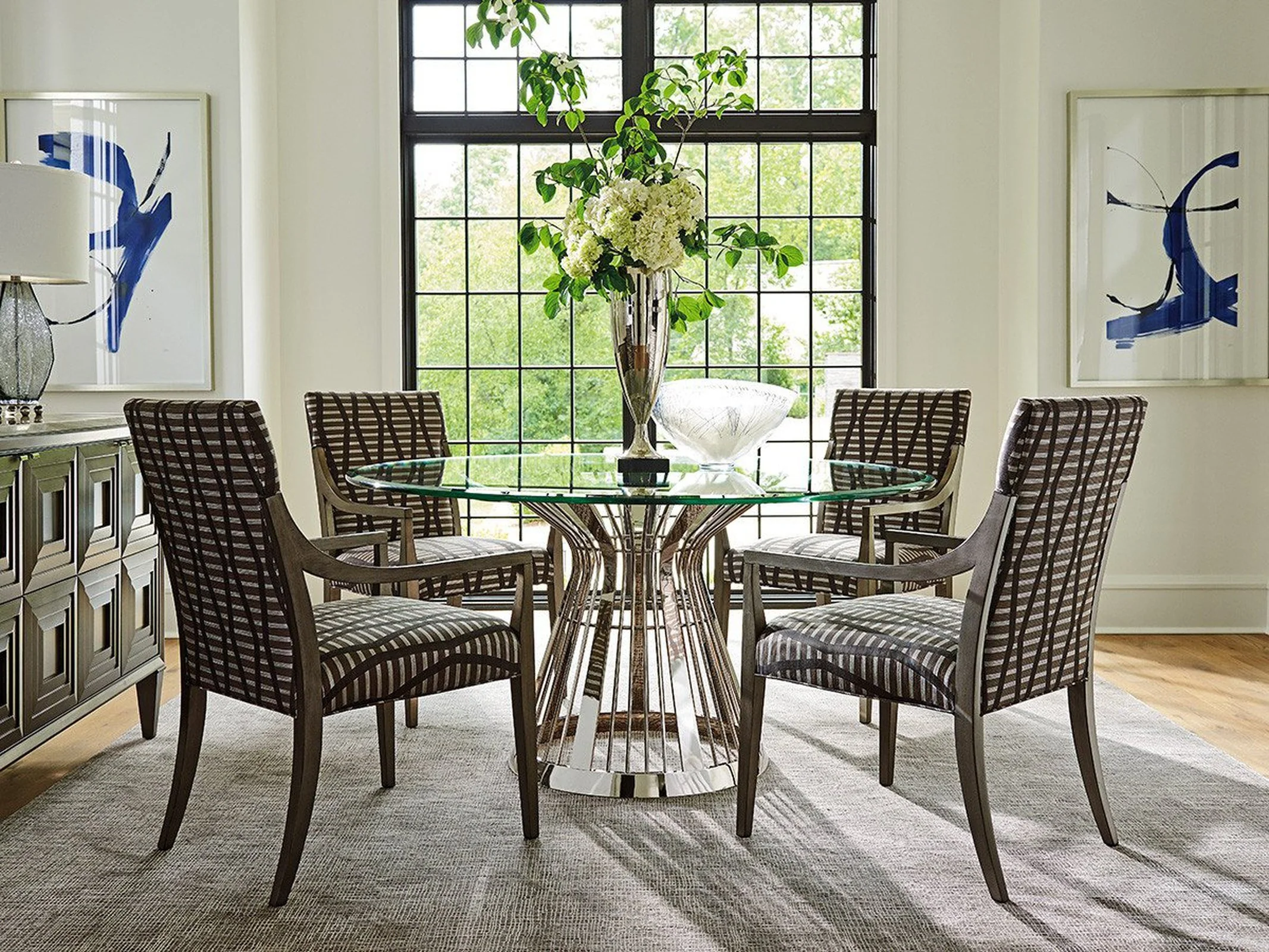 Lexington Ariana Saverne Upholstered Arm Chair Customizable - Image 3