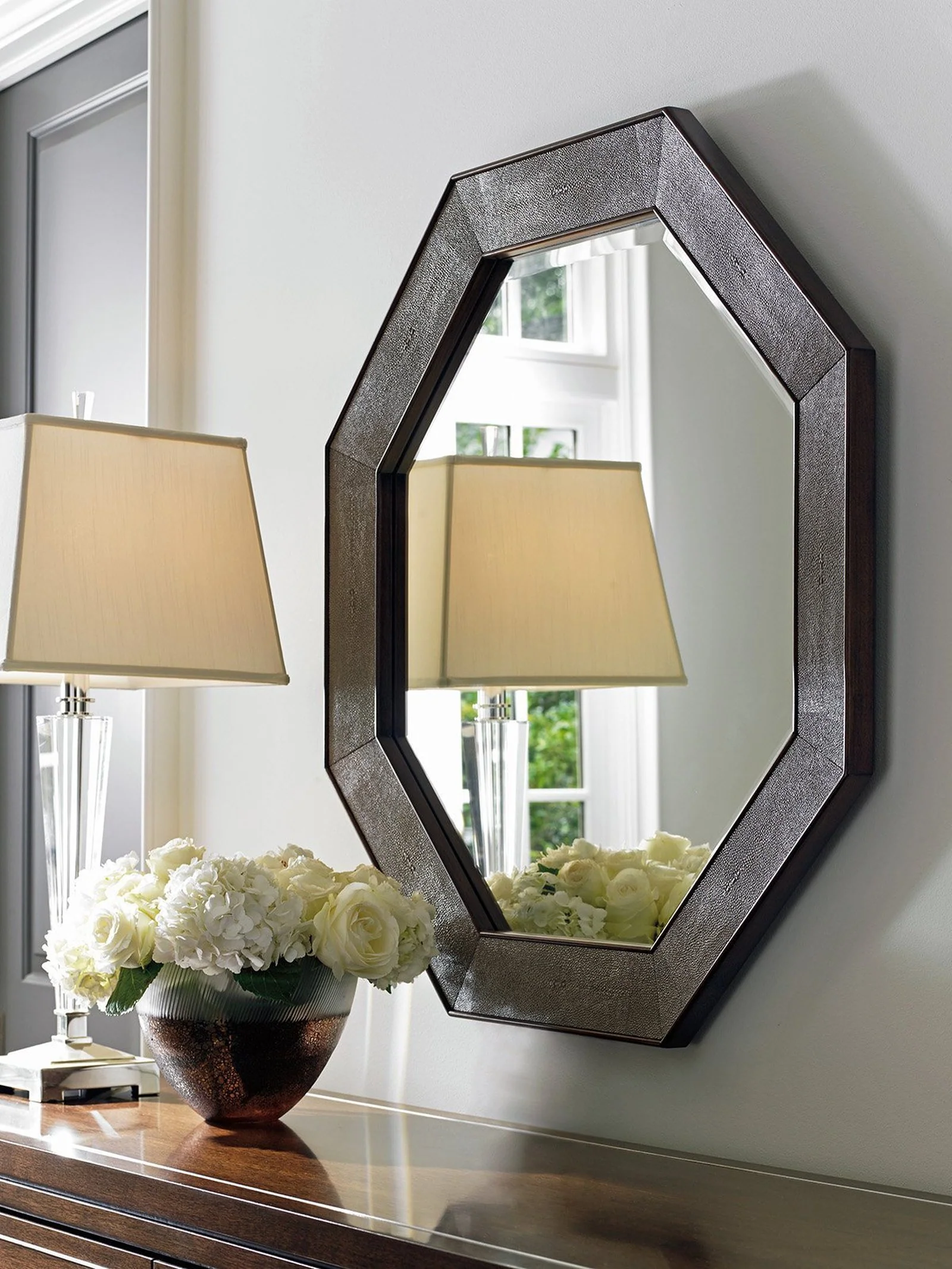 Lexington Macarthur Park Riva Octagonal Mirror Clearance - Image 2