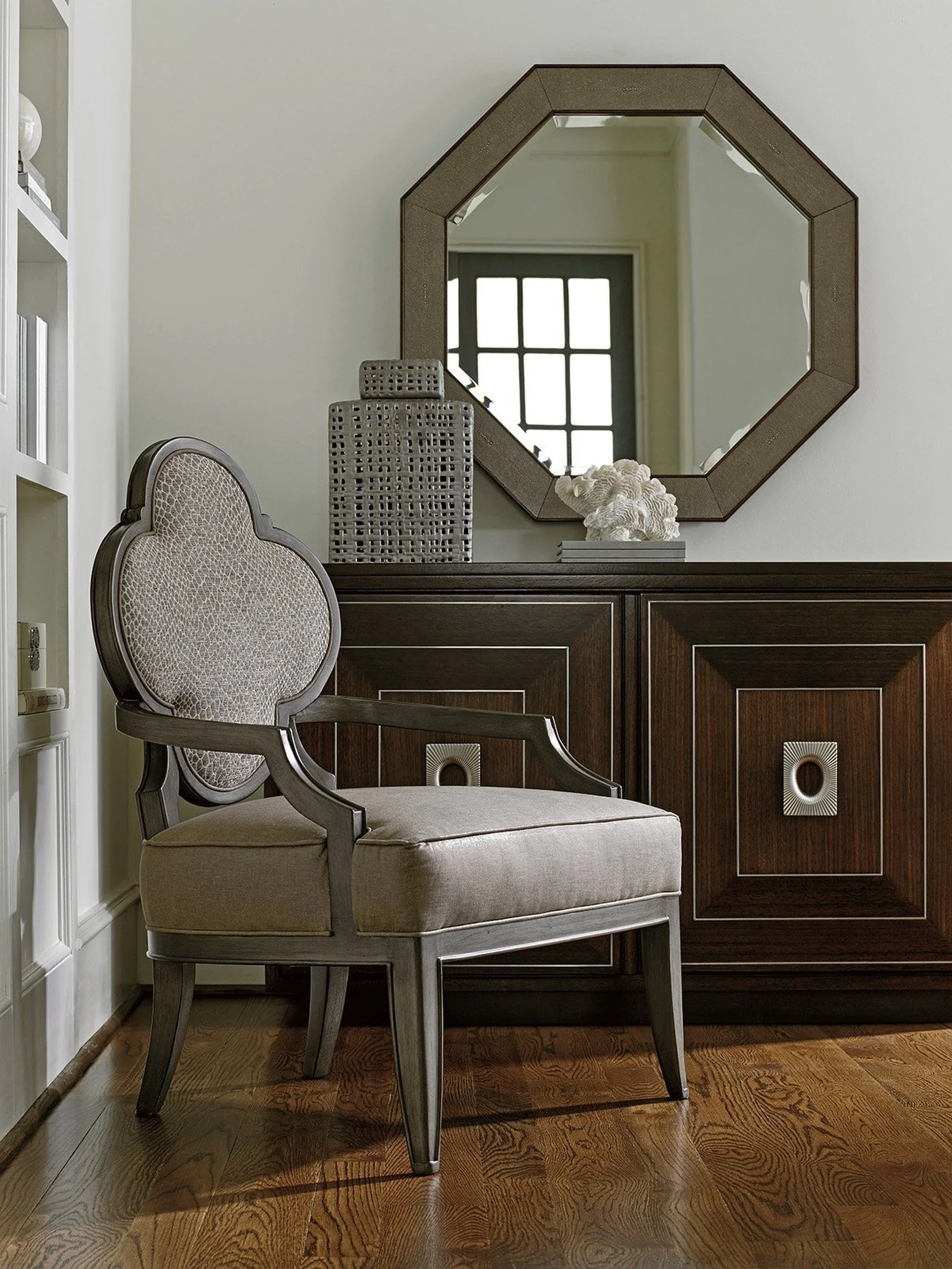 Lexington Macarthur Park Riva Octagonal Mirror Clearance - Image 4