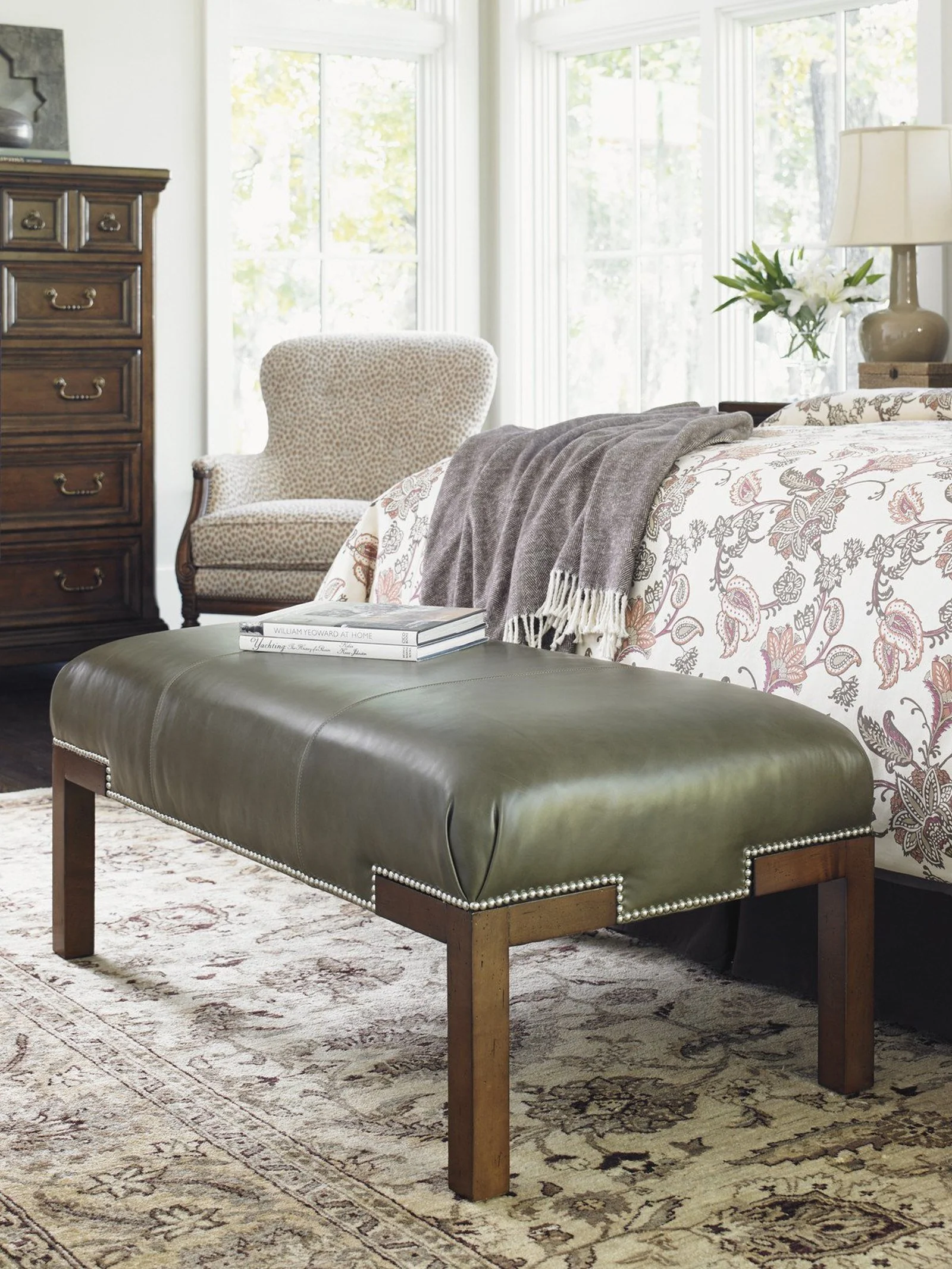 Lexington Norfolk Cocktail Ottoman - Image 6