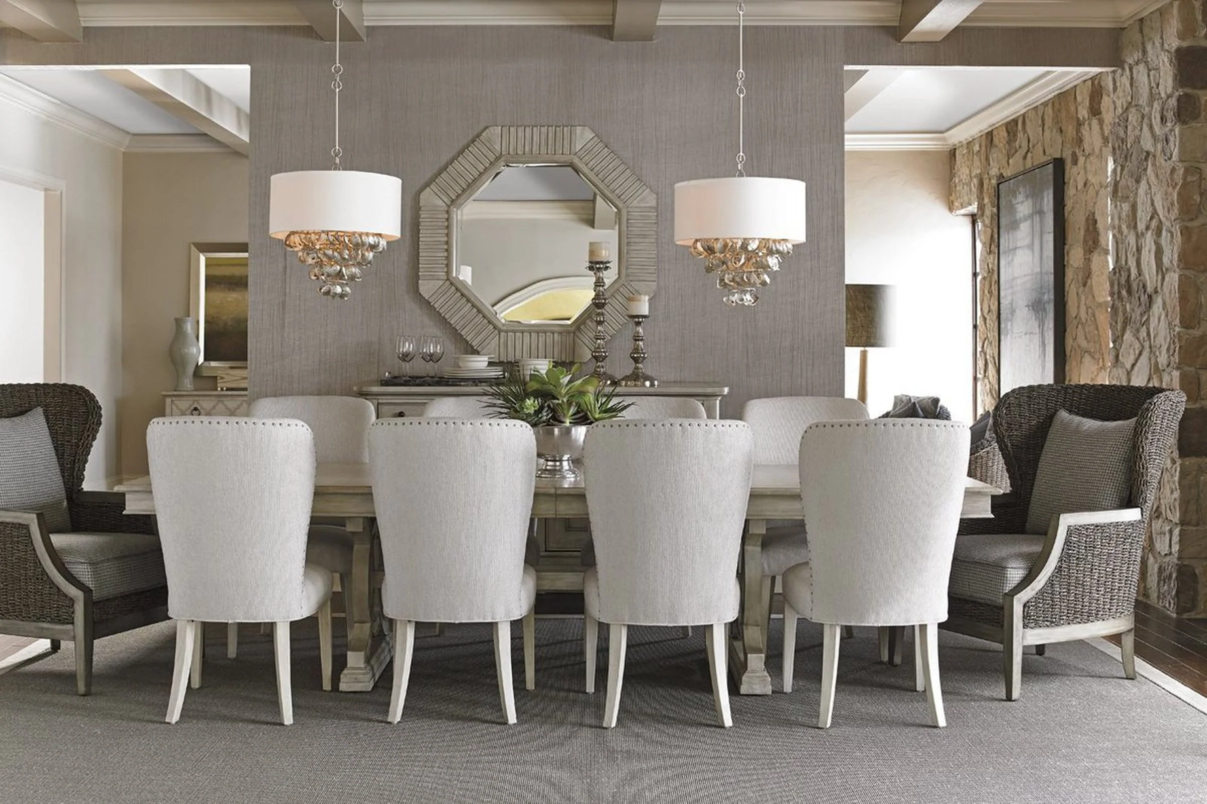 Lexington Oyster Bay Baxter Upholstered Side Chair Customizable - Image 3