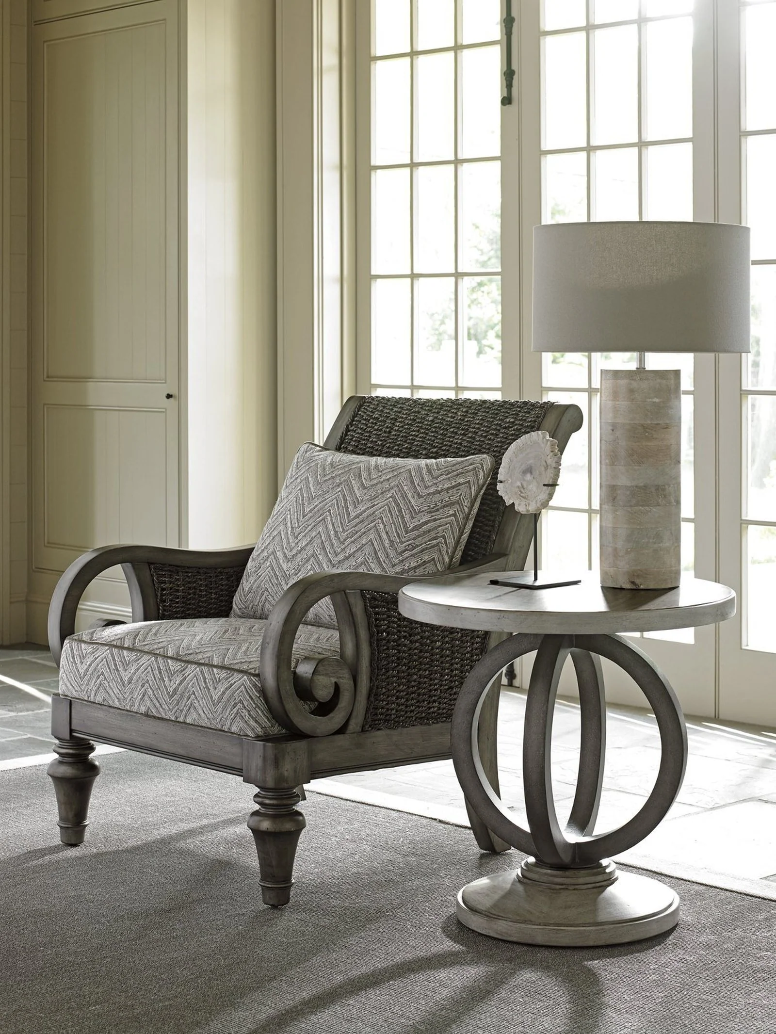 Lexington Oyster Bay Hewlett Round Side Table - Image 3