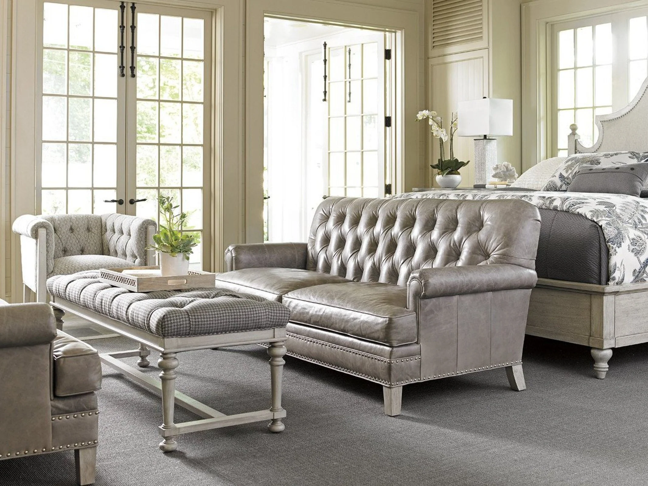 Lexington Oyster Bay Hillstead Settee - Image 6