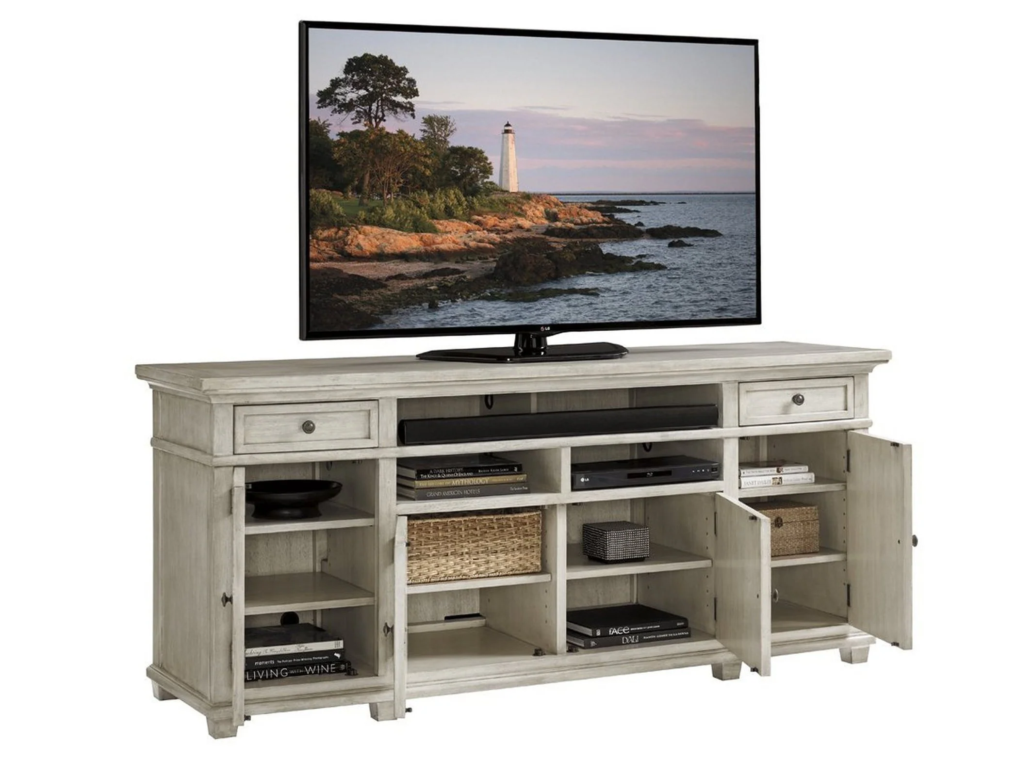 Lexington Oyster Bay Kings Point Large Media Console - Image 2