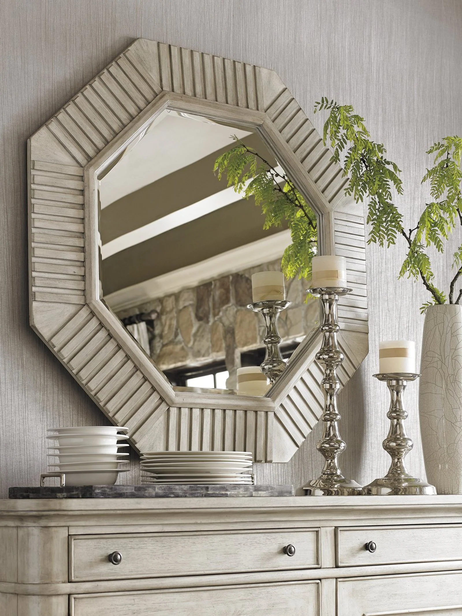 Lexington Oyster Bay Selden Octagonal Mirror - Image 2