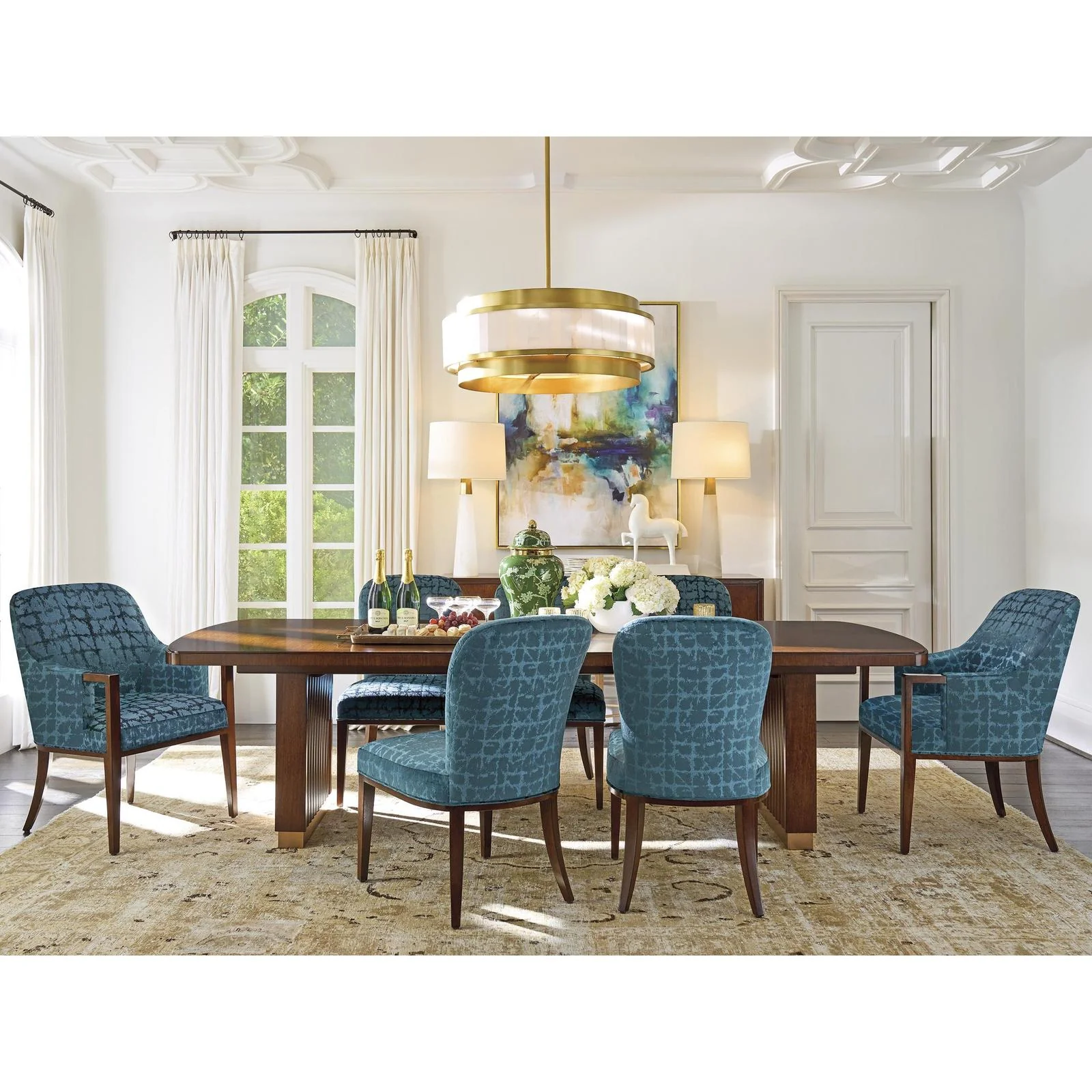 Lexington Rendezvous Portman Double Pedestal Dining Table - Image 2