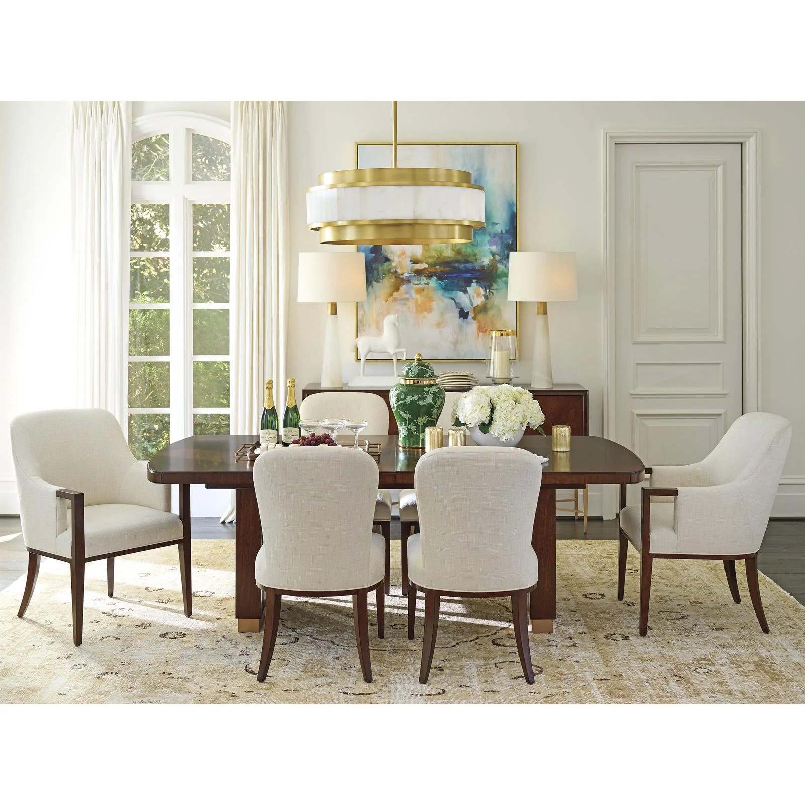 Lexington Rendezvous Portman Double Pedestal Dining Table - Image 3