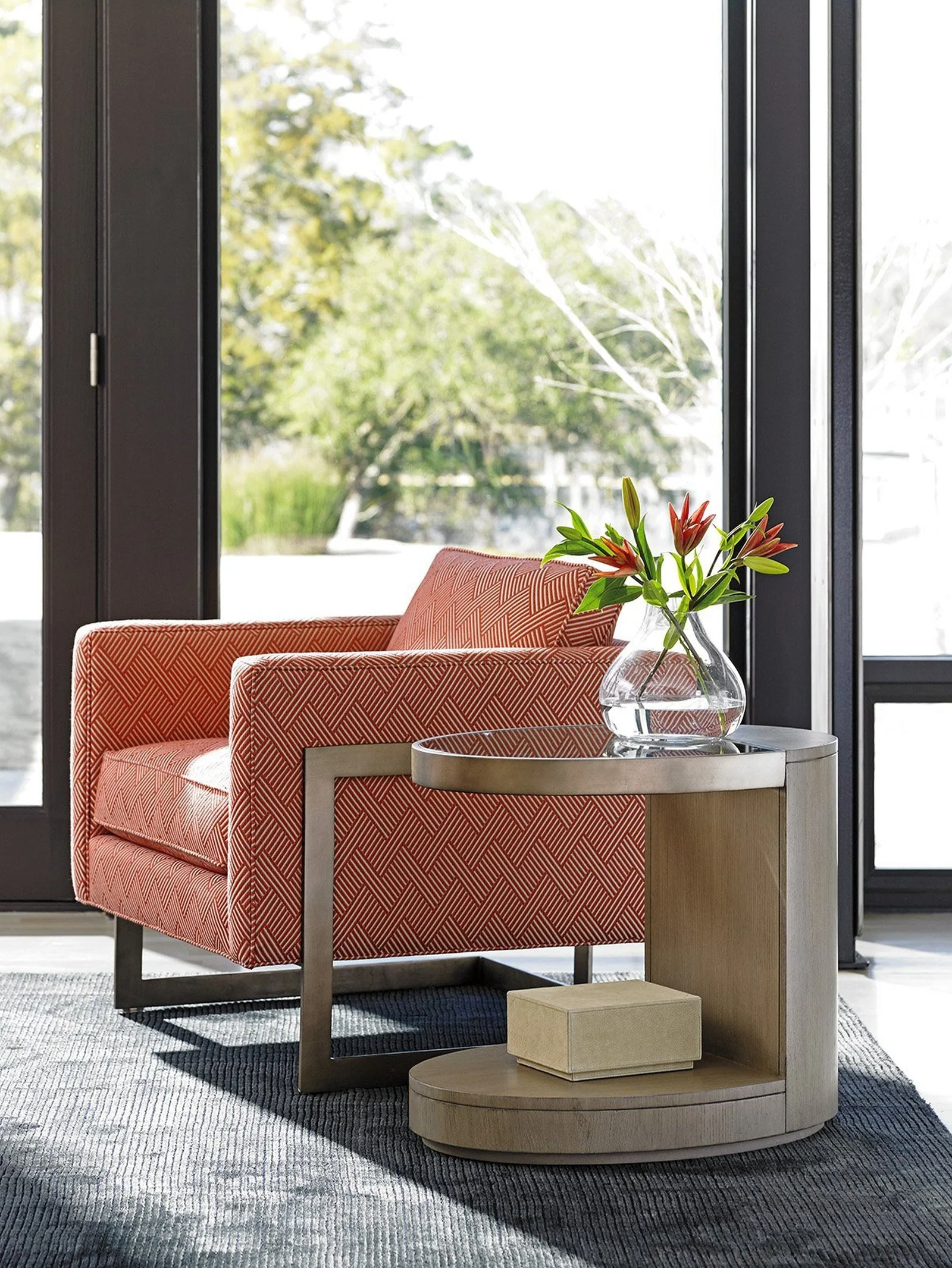 Lexington Shadow Play Highball Oval End Table - Image 2