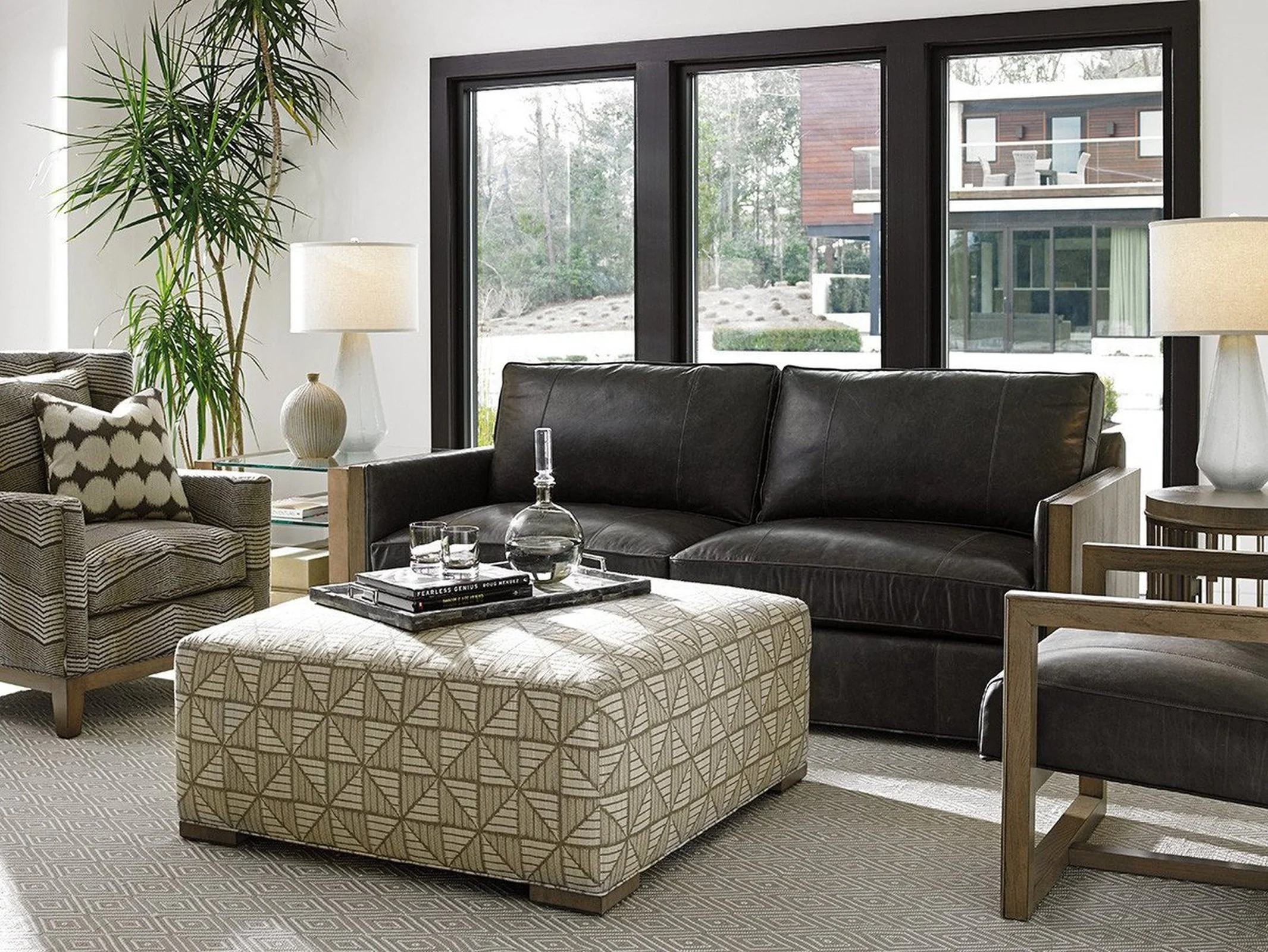 Lexington Shadow Play Melina Cocktail Ottoman - Image 3