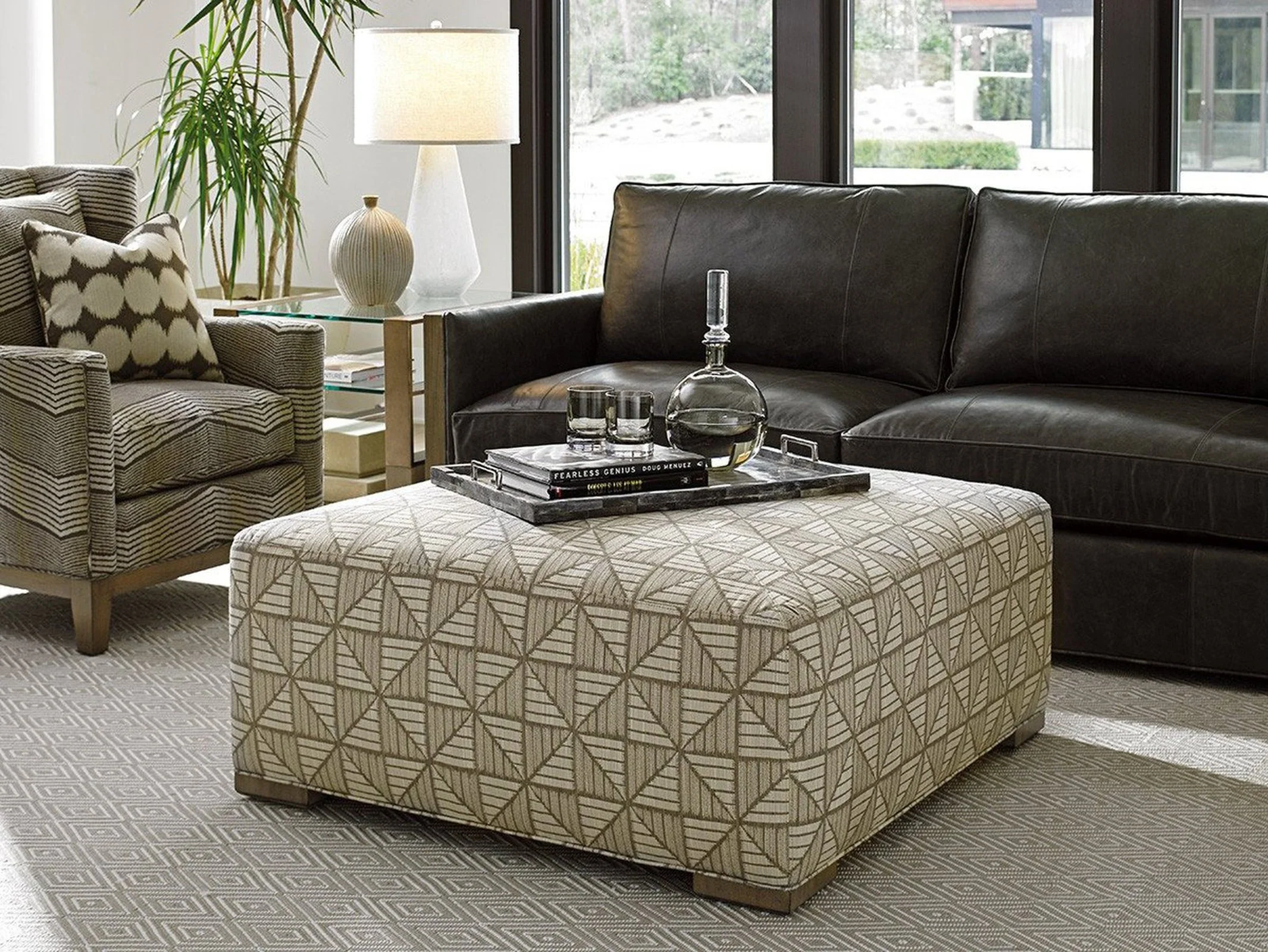 Lexington Shadow Play Melina Cocktail Ottoman - Image 4