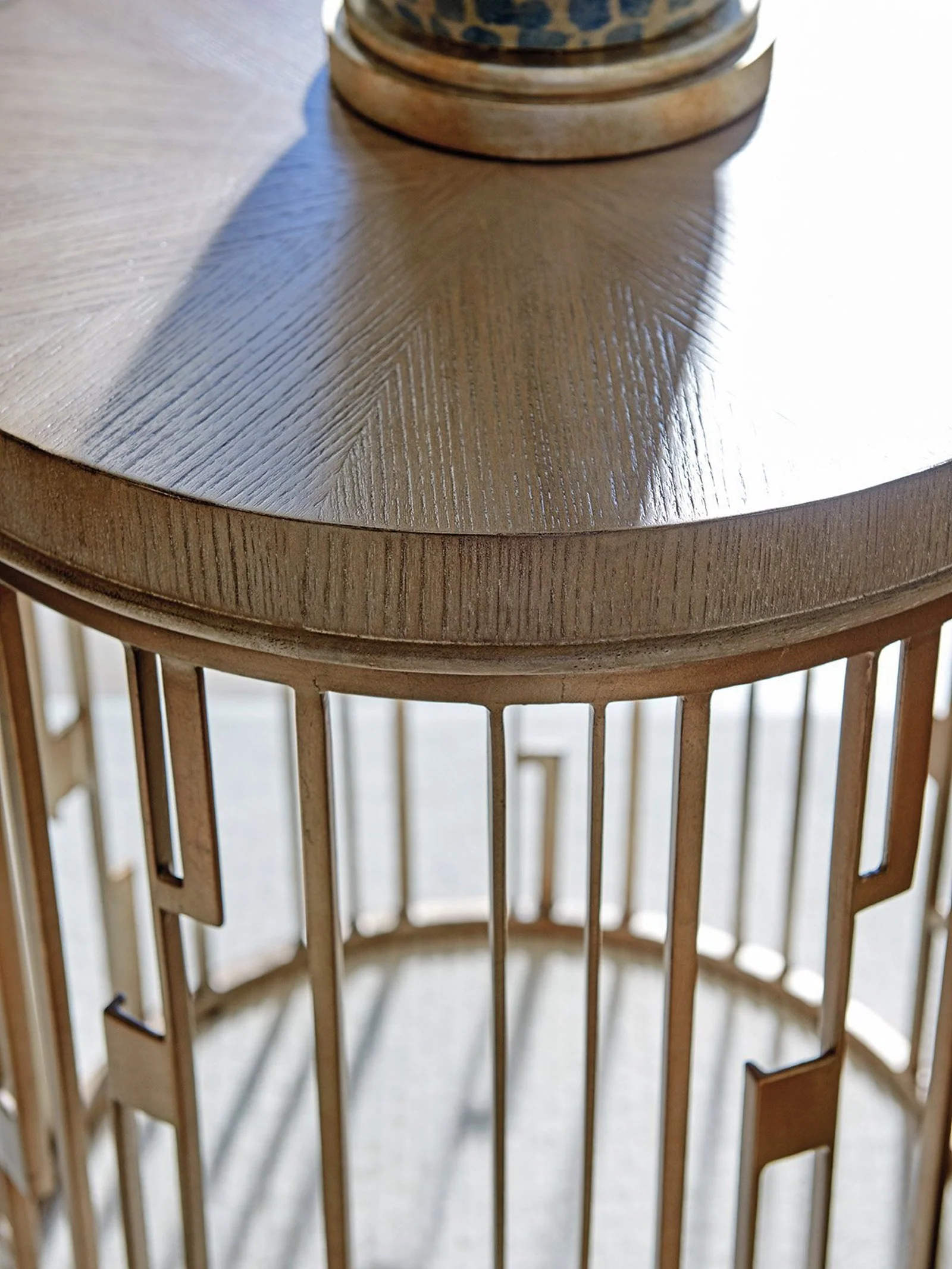 Lexington Shadow Play Studio Round Accent Table - Image 2